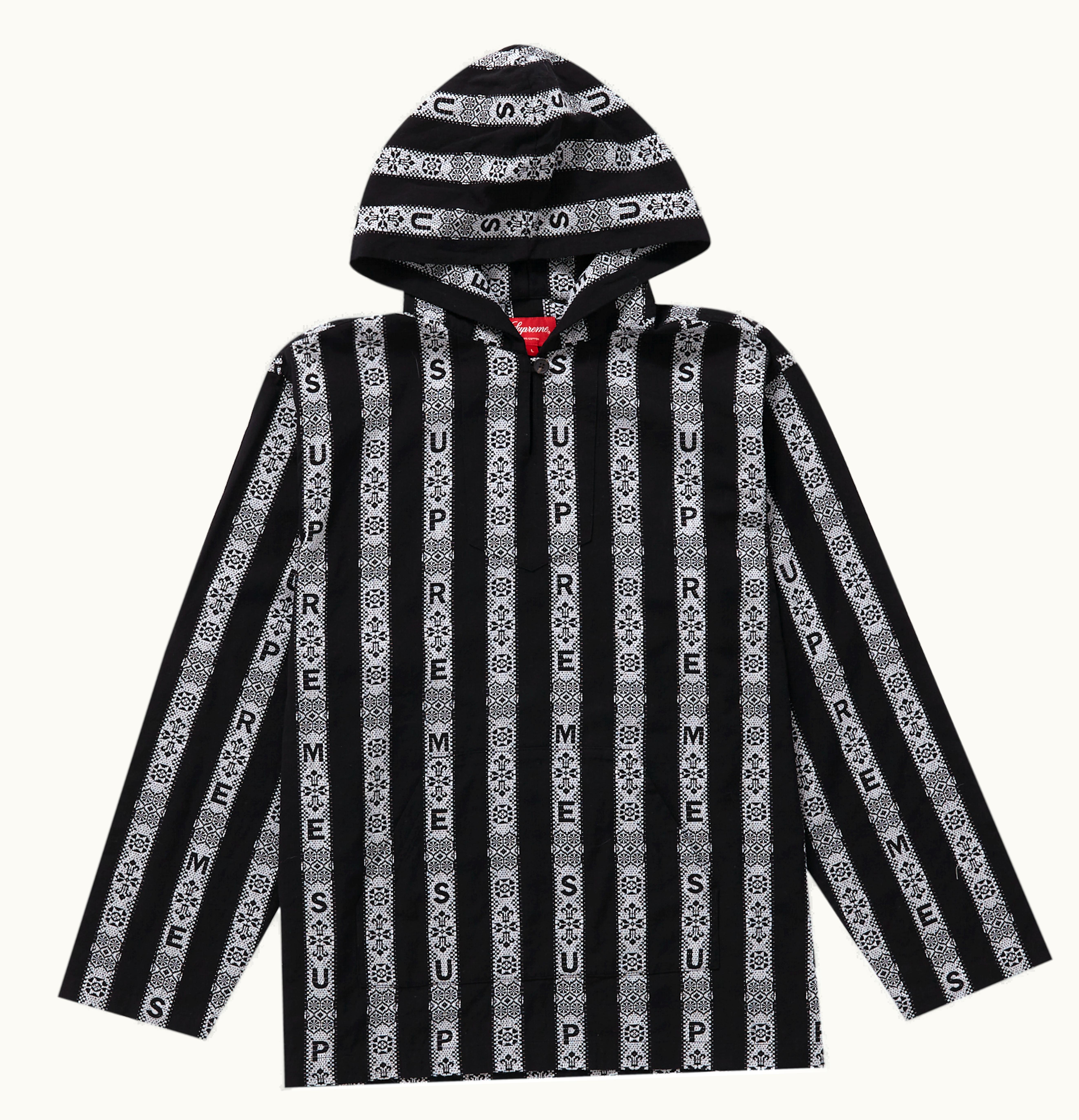 Supreme Supreme Baja Hooded Shirt Black