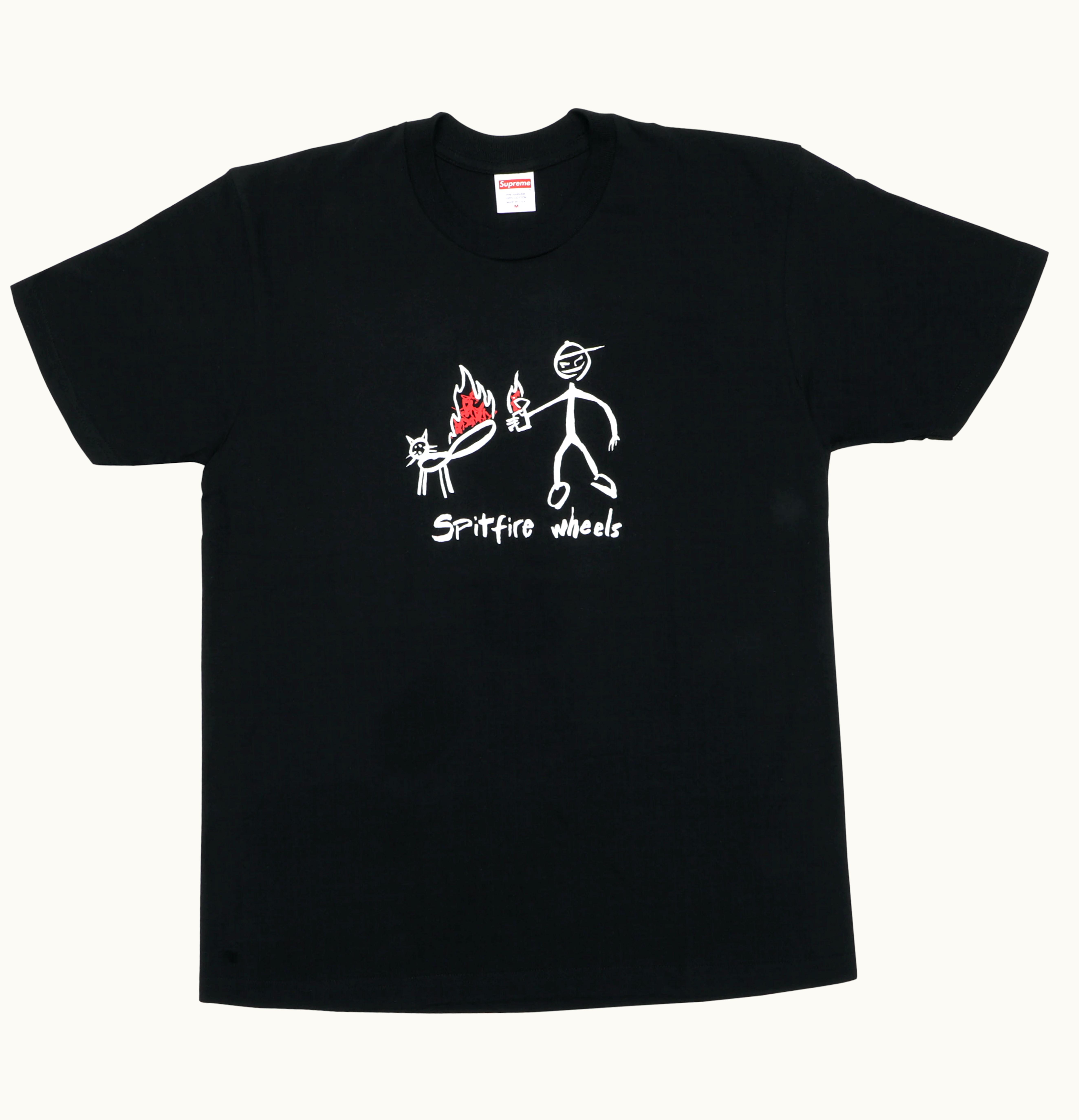Supreme Supreme Spitfire Cat T Shirt Black