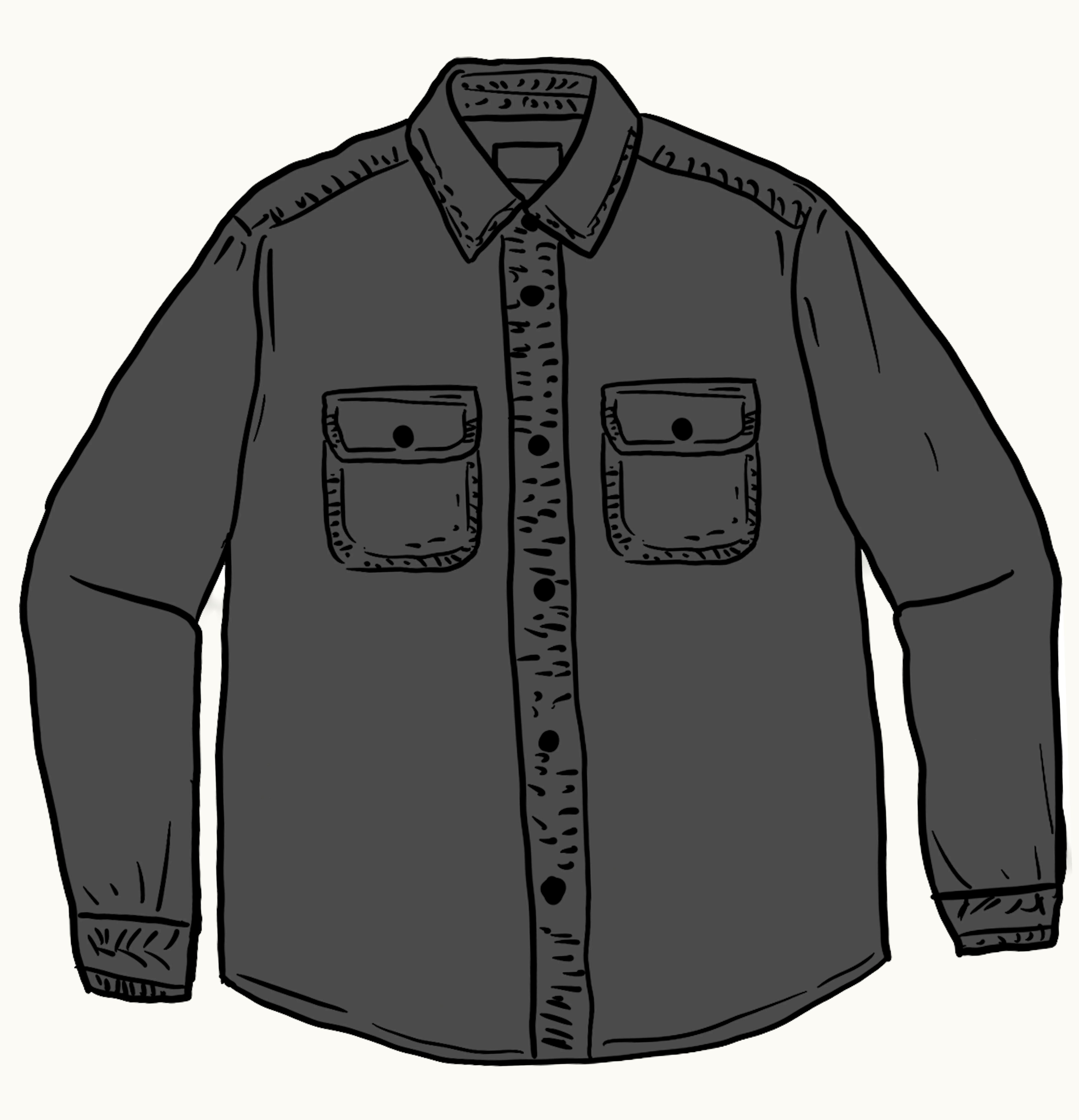 Supreme Supreme Washed Corduroy Shirt Black