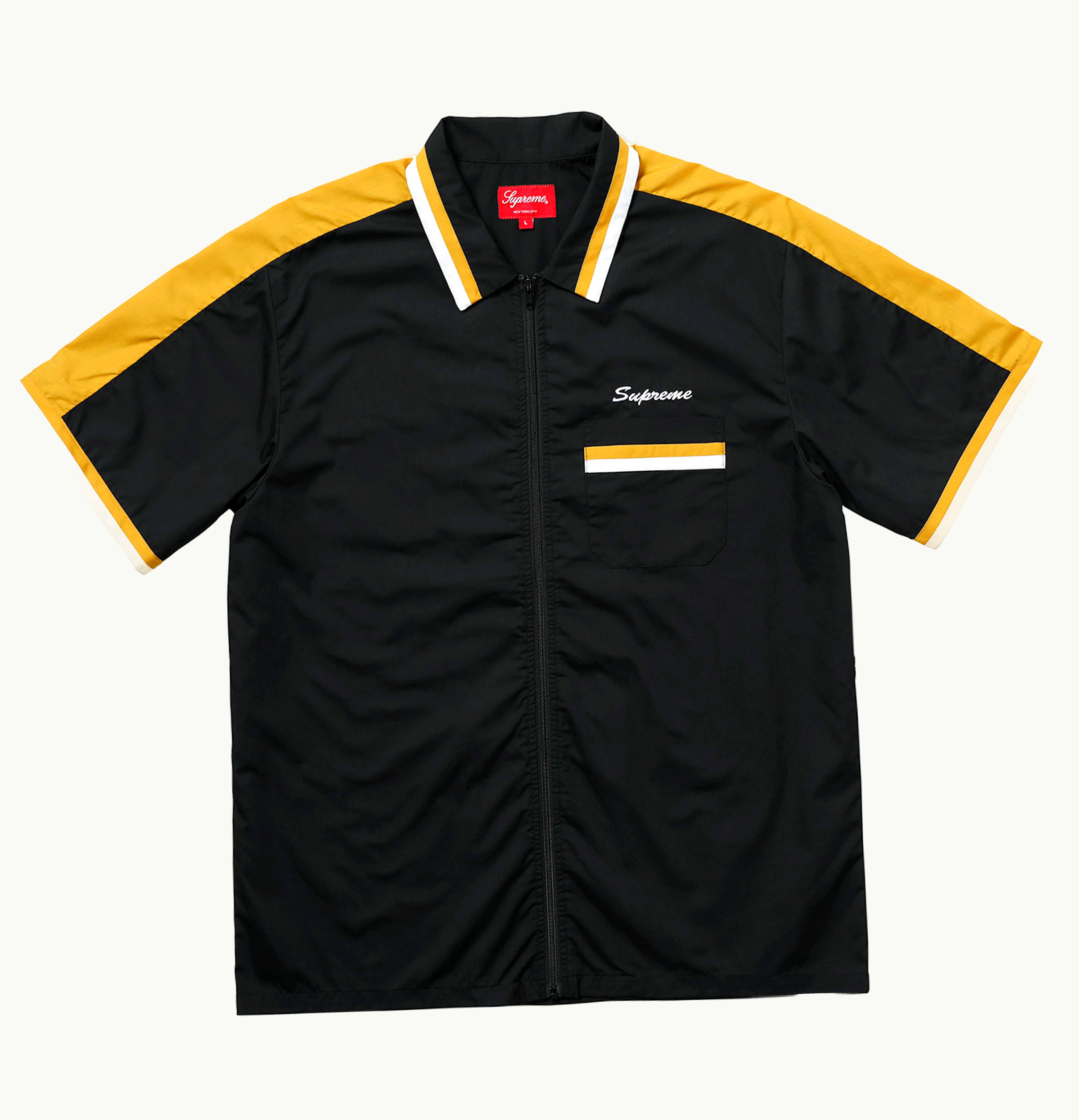 Supreme Supreme Zip Up Work Shirt Black