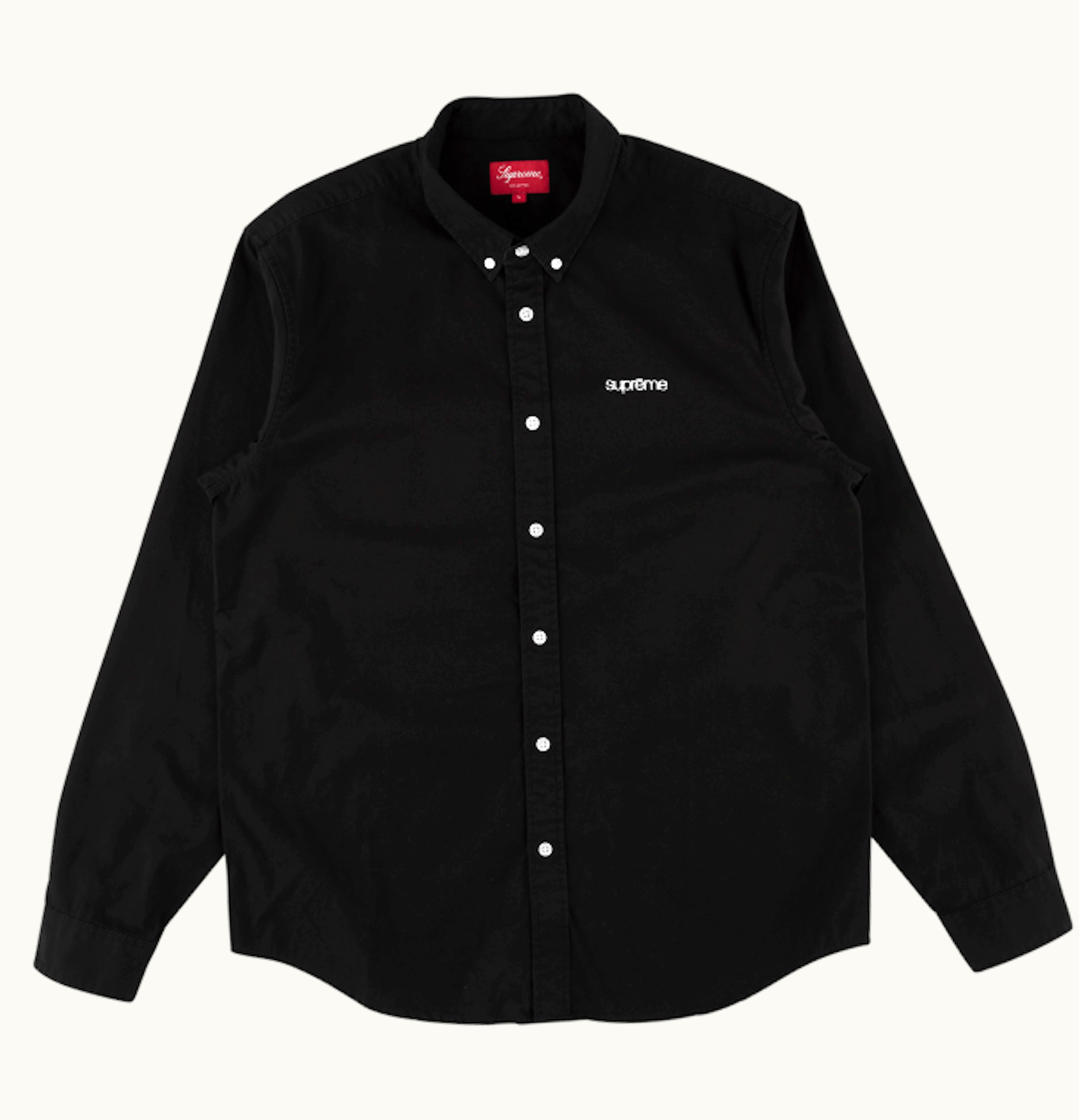 Supreme Supreme Washed Twill Shirt Black