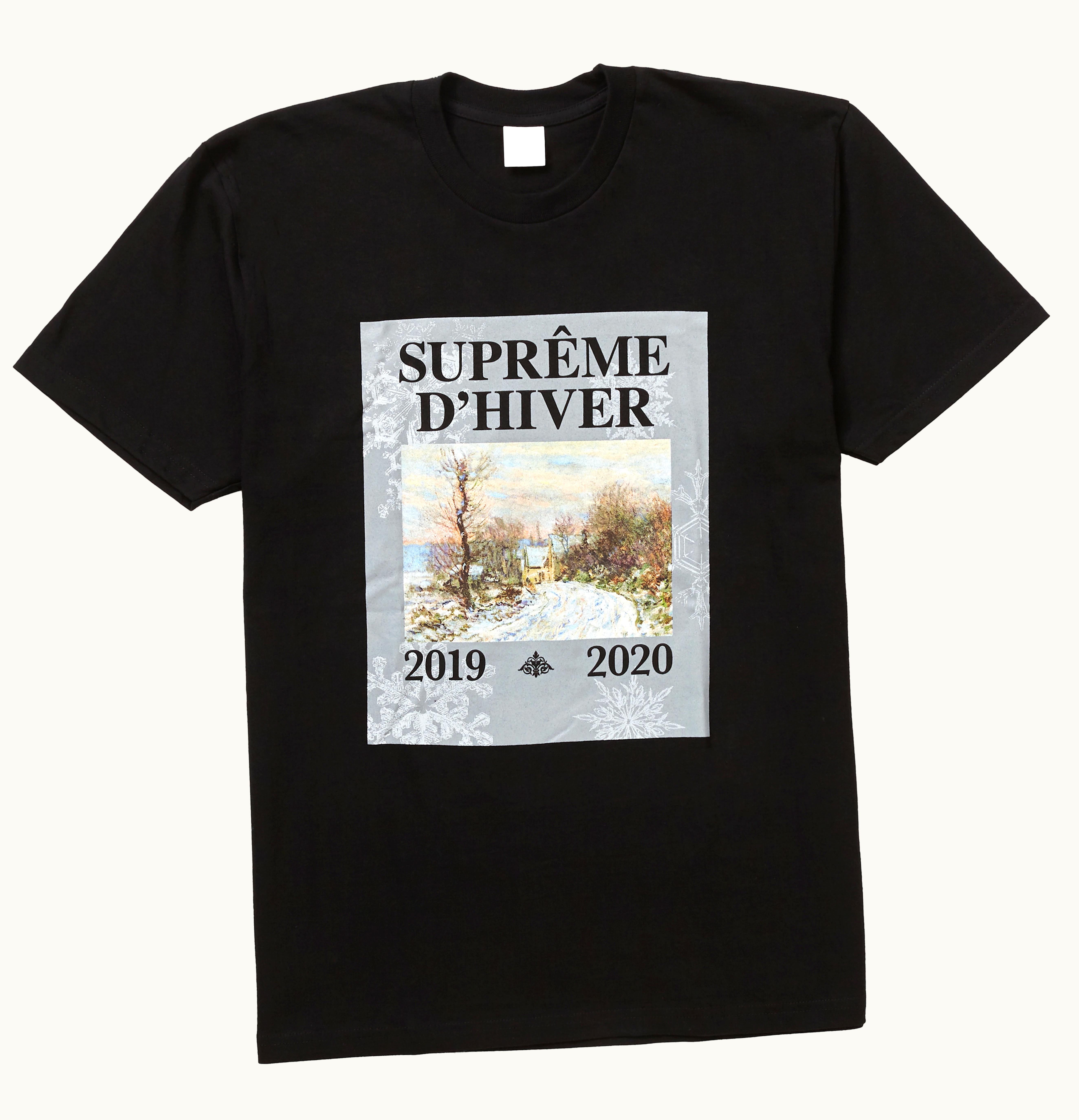 Supreme Supreme D Hiver Tee Black