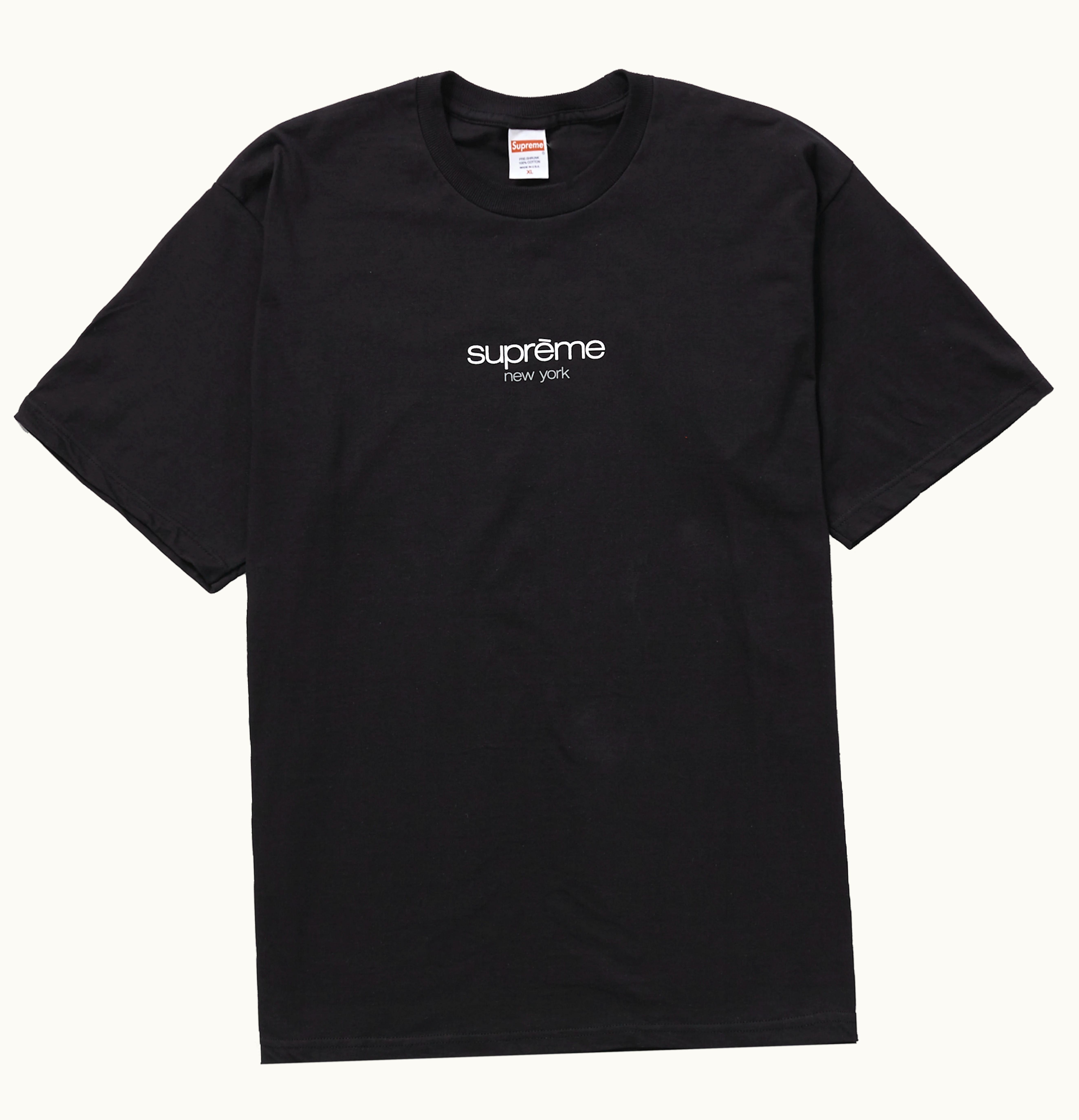 Supreme Supreme Classic Logo Tee Black