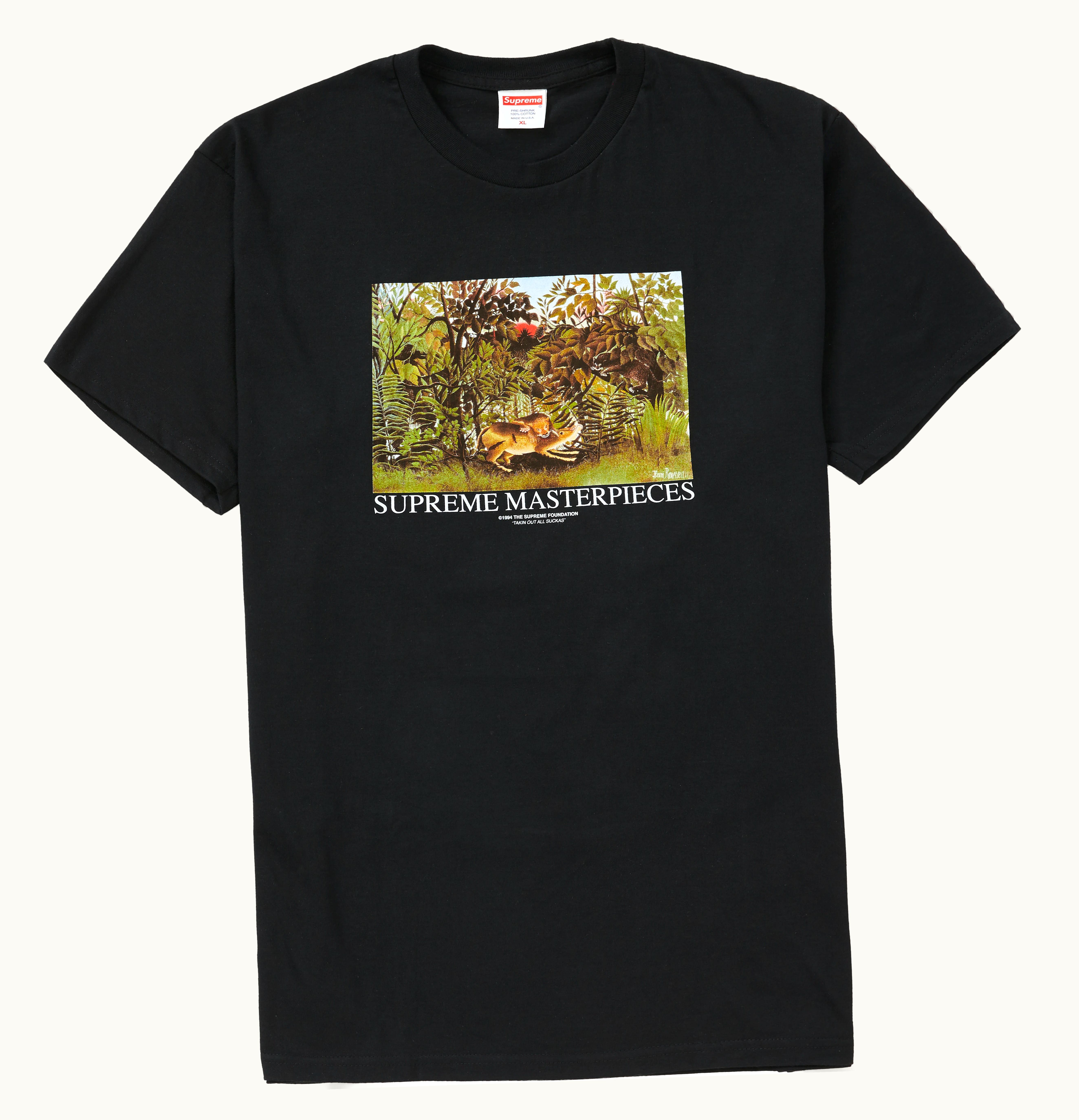 Supreme Supreme Masterpieces Tee Black