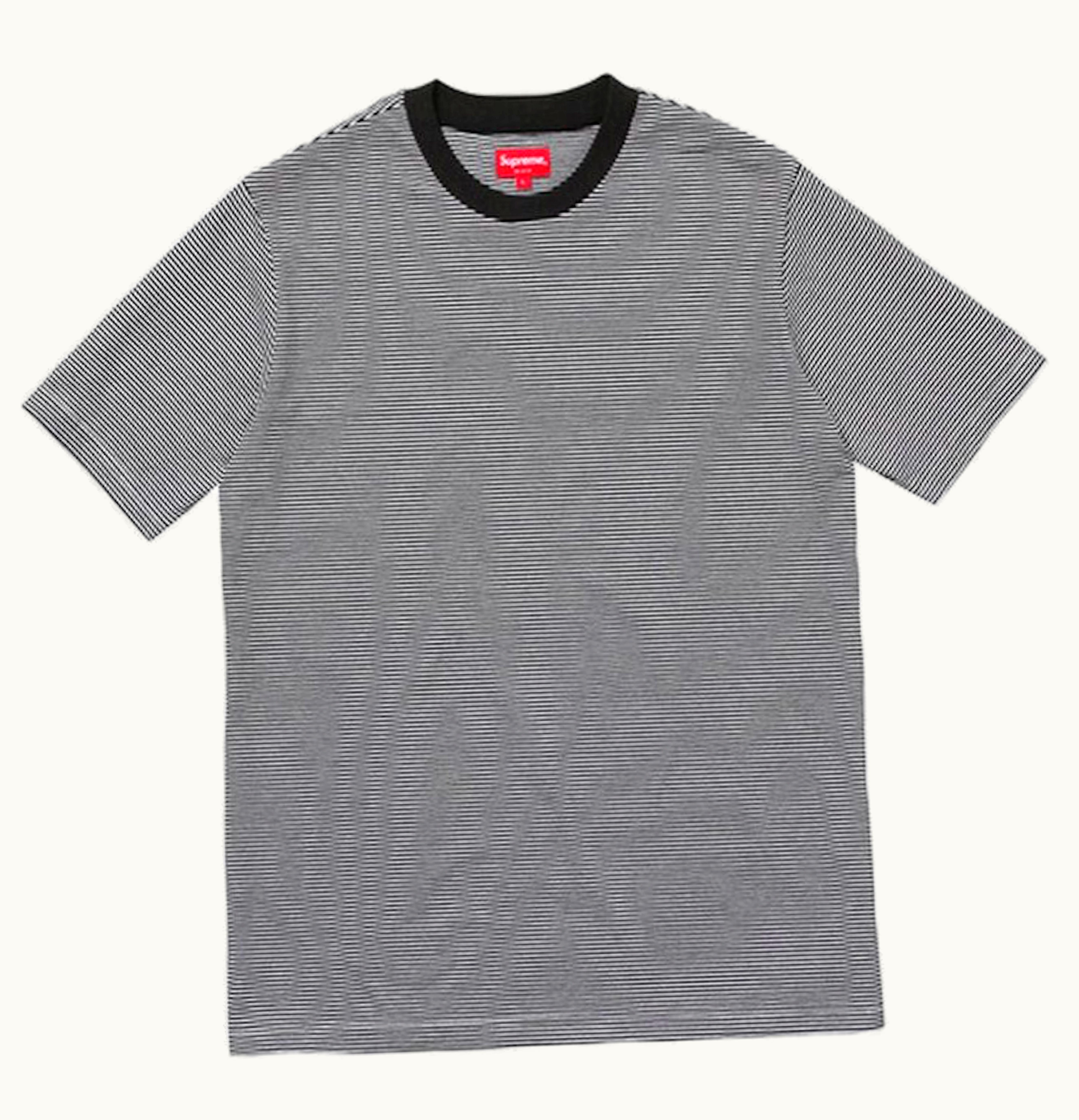 Supreme Supreme Micro Stripe Tee Black