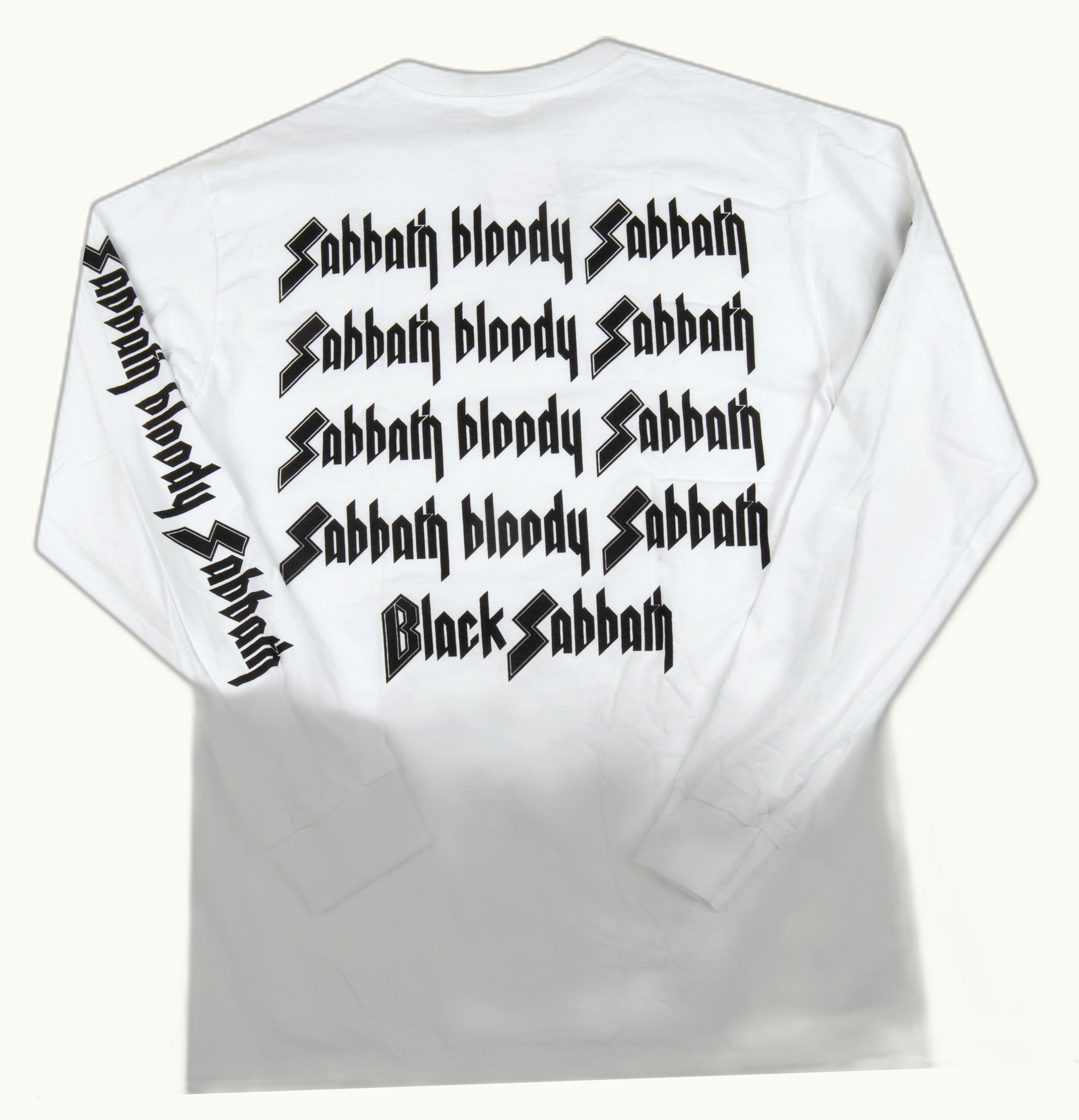 Supreme Supreme Black Sabbath Bloody Sabbath Long Sleeve Tee White
