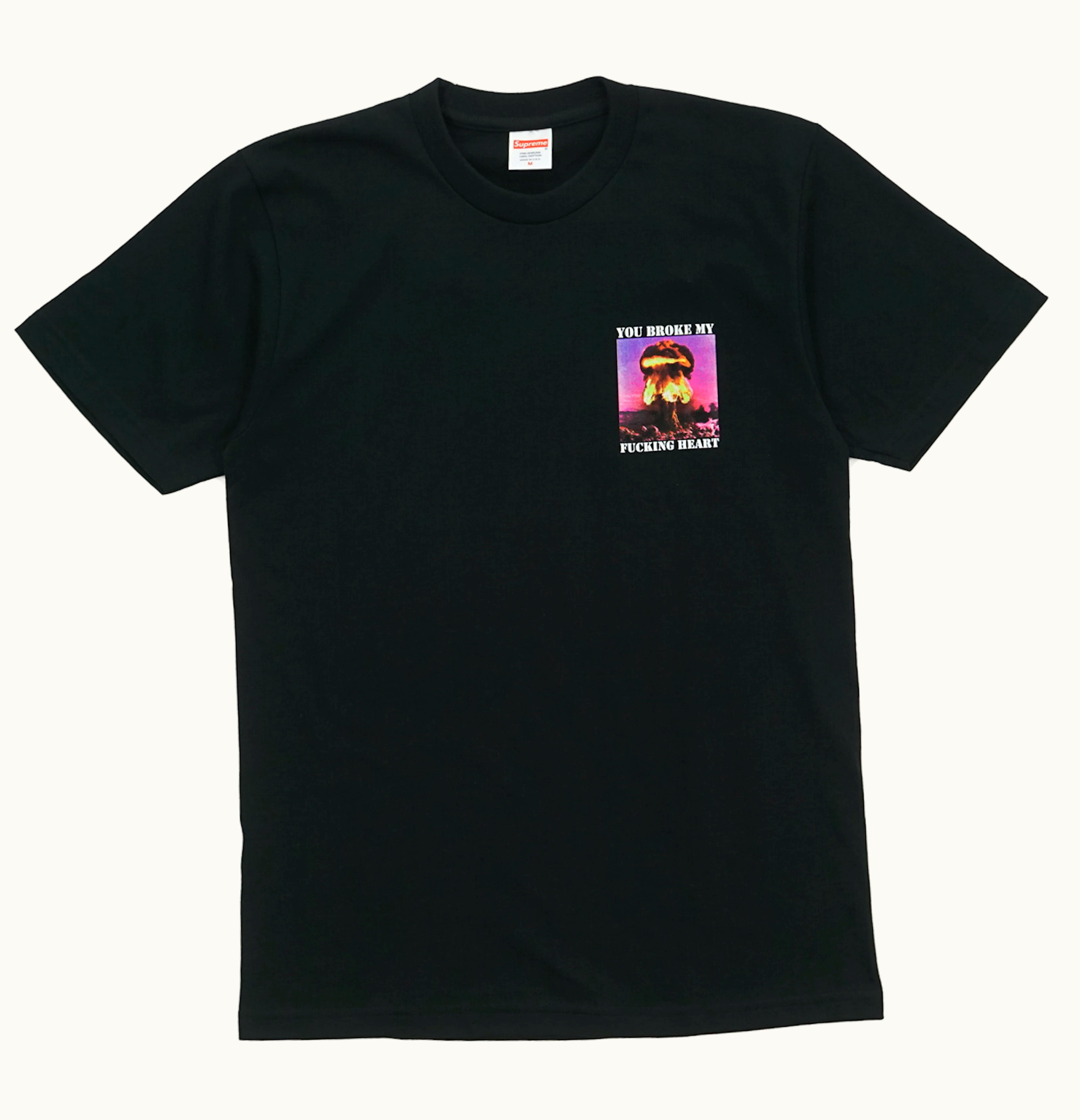 Supreme Supreme Broke My Heart Tee Black