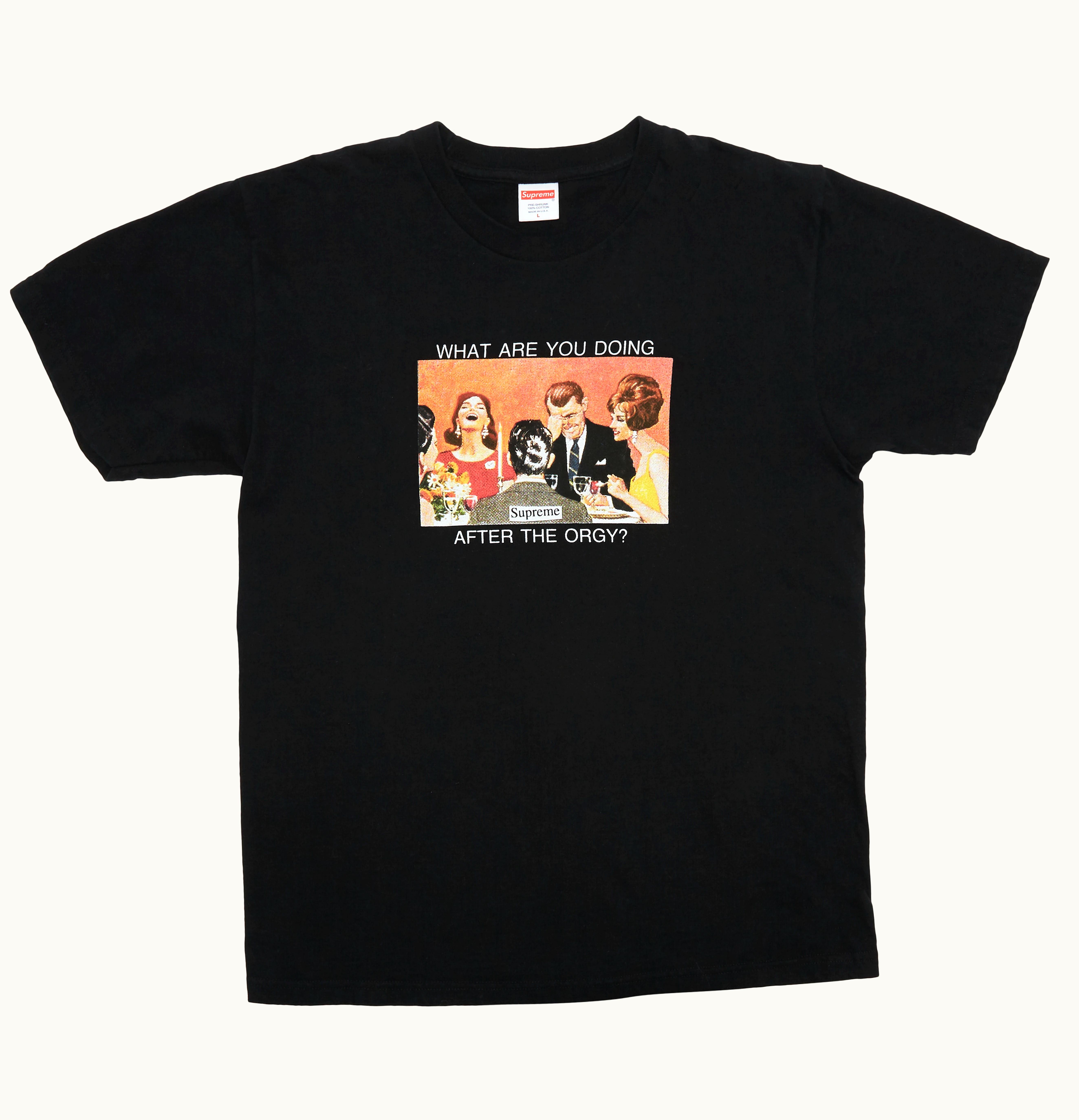 Supreme Supreme Orgy Tee Black