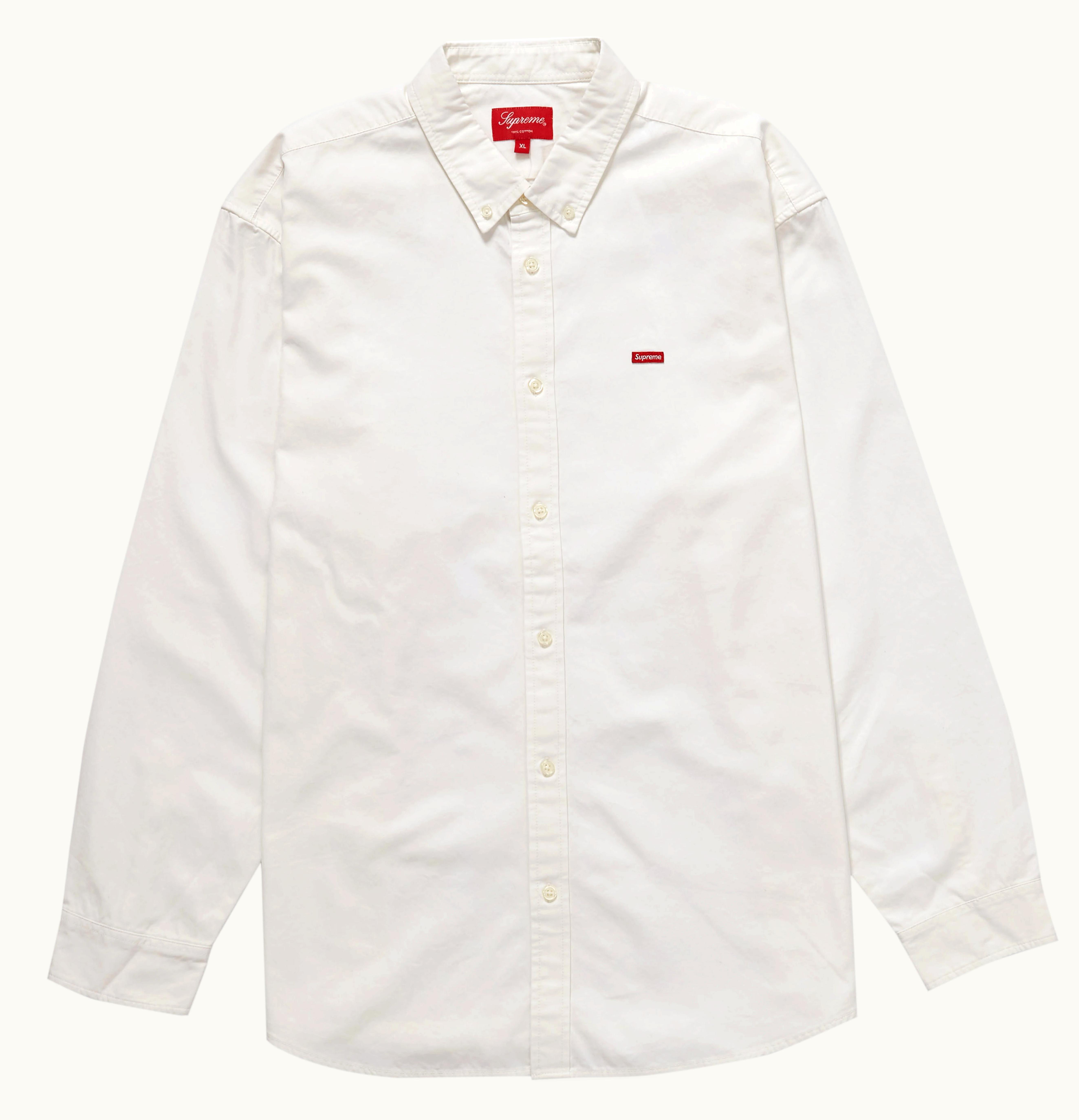 Supreme Supreme Small Box Twill Shirt White