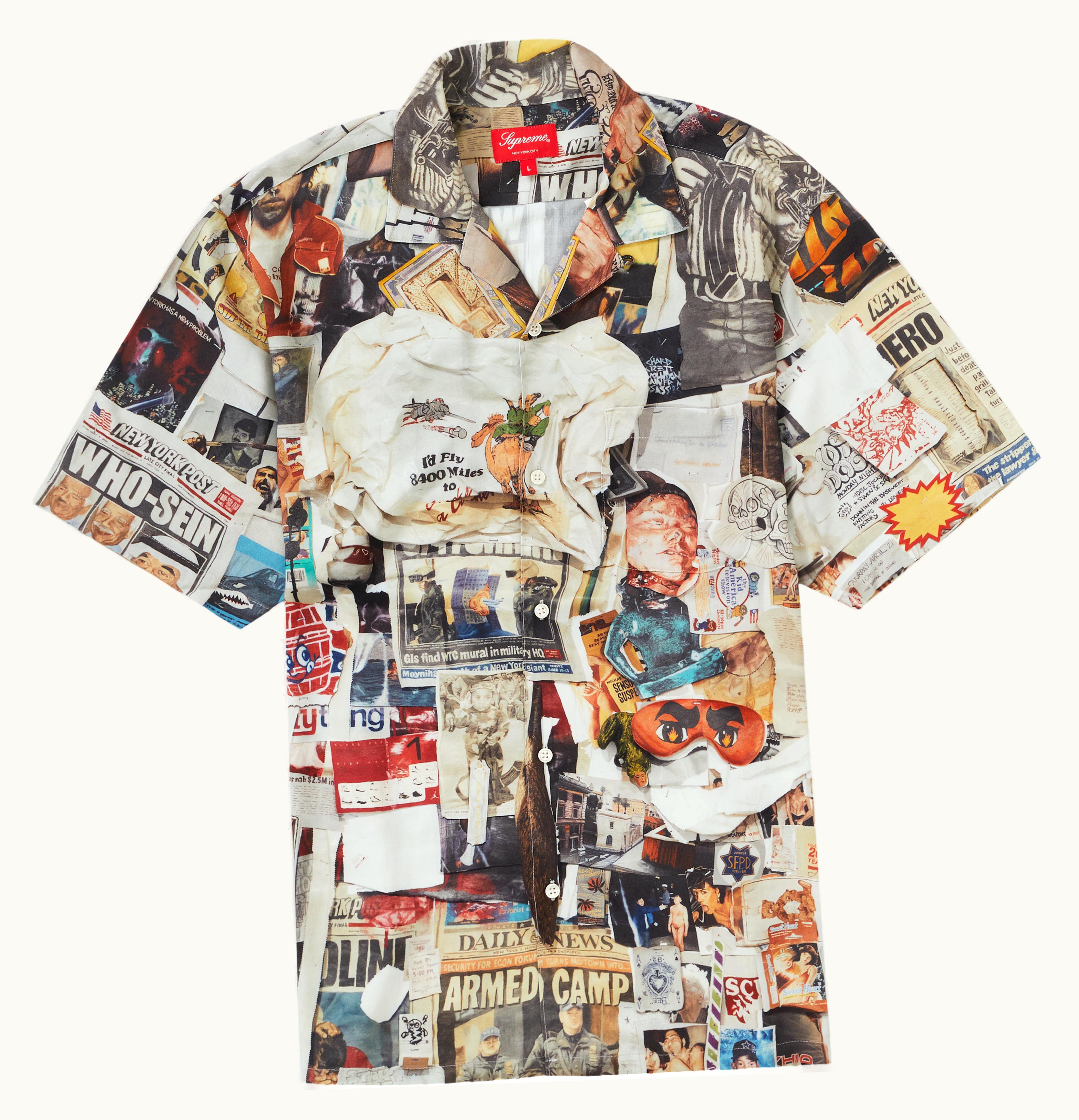 Supreme Supreme Dashs Wall Rayon S S Shirt Dashs Wall