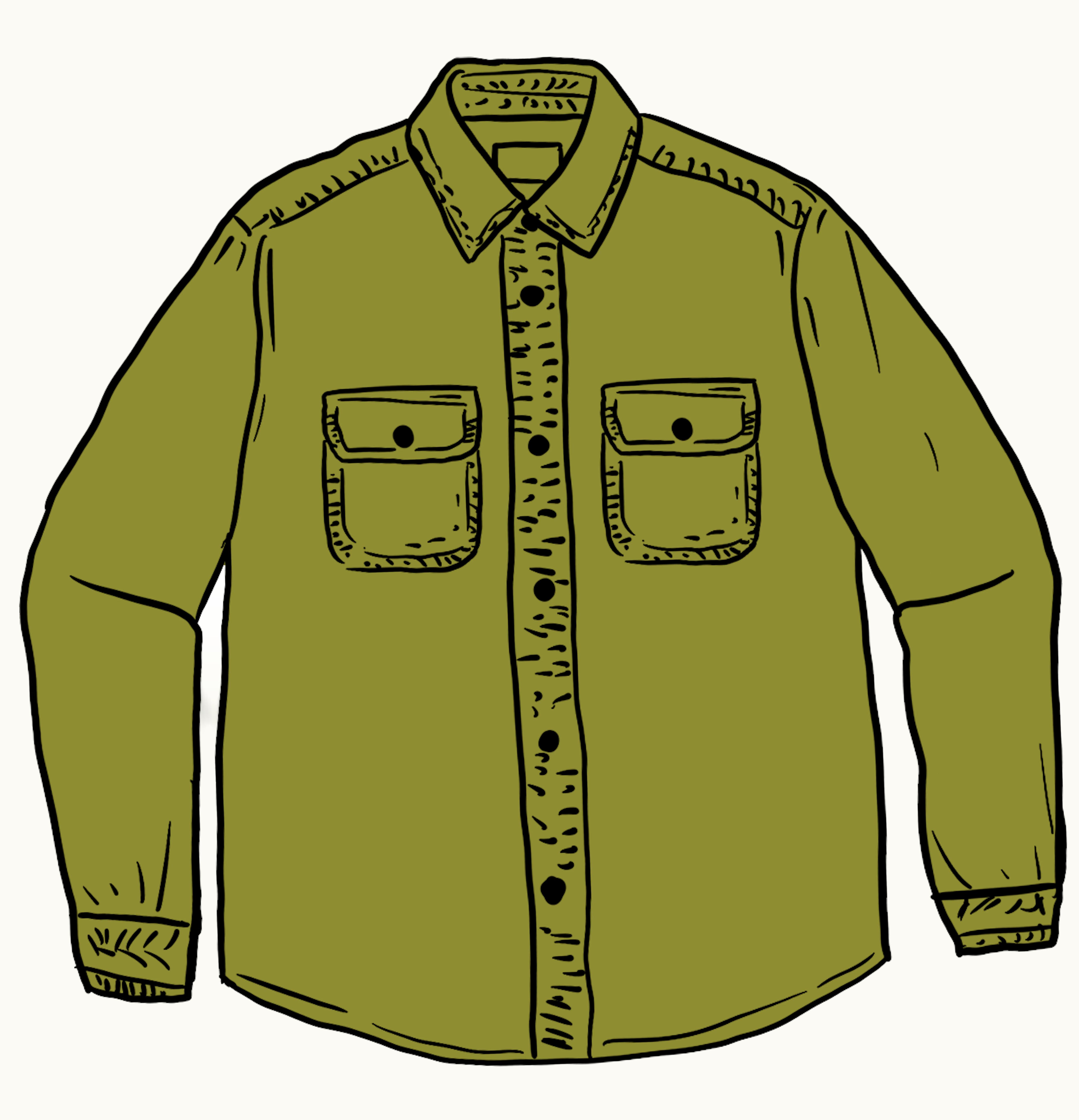 Supreme Supreme Washed Corduroy Shirt Green