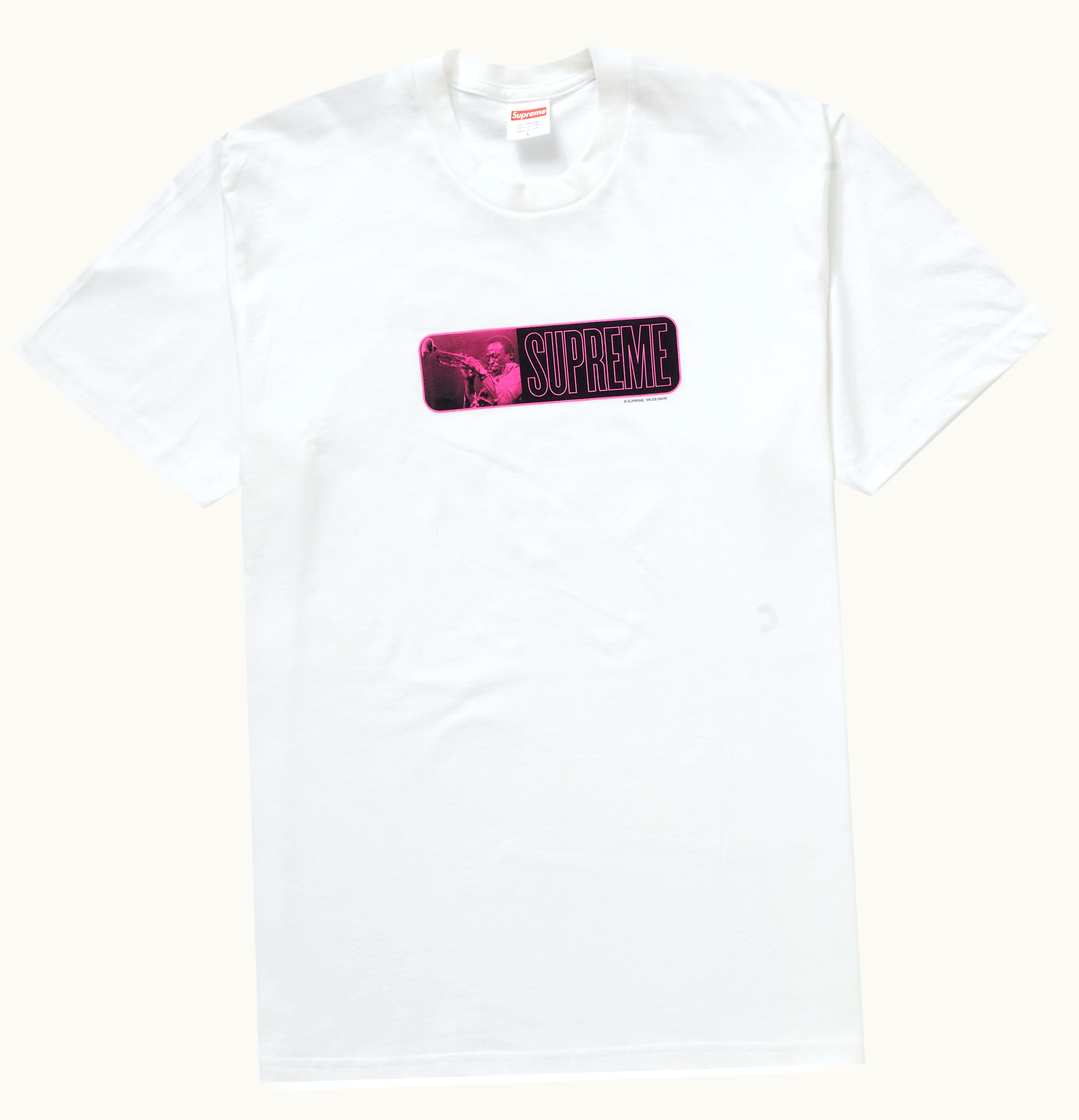 Supreme Supreme Miles Davis Tee White