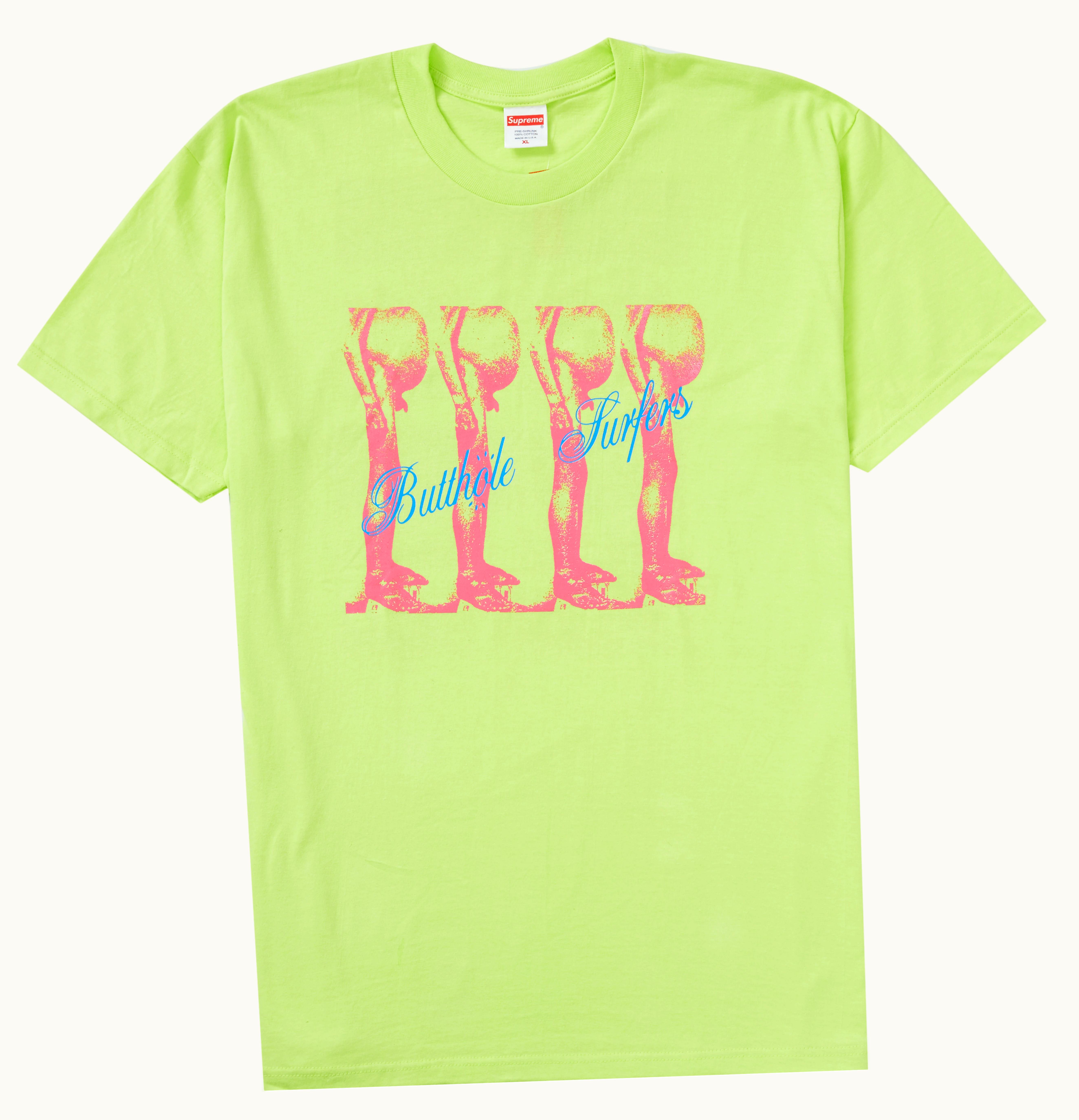 Supreme Supreme Butthole Surfers Tee Neon Green
