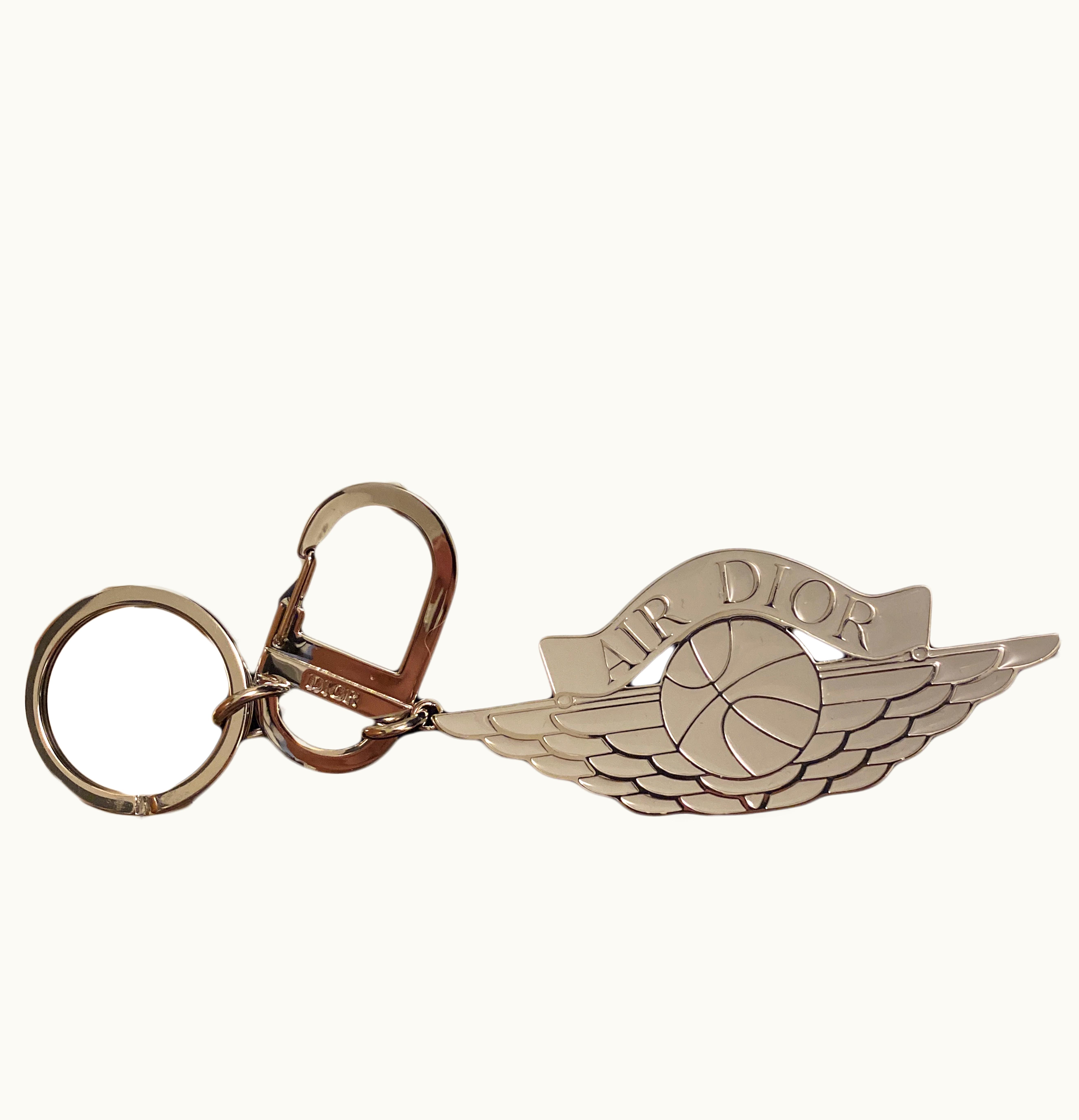 Dior Dior x Jordan Wings Keychain Silver