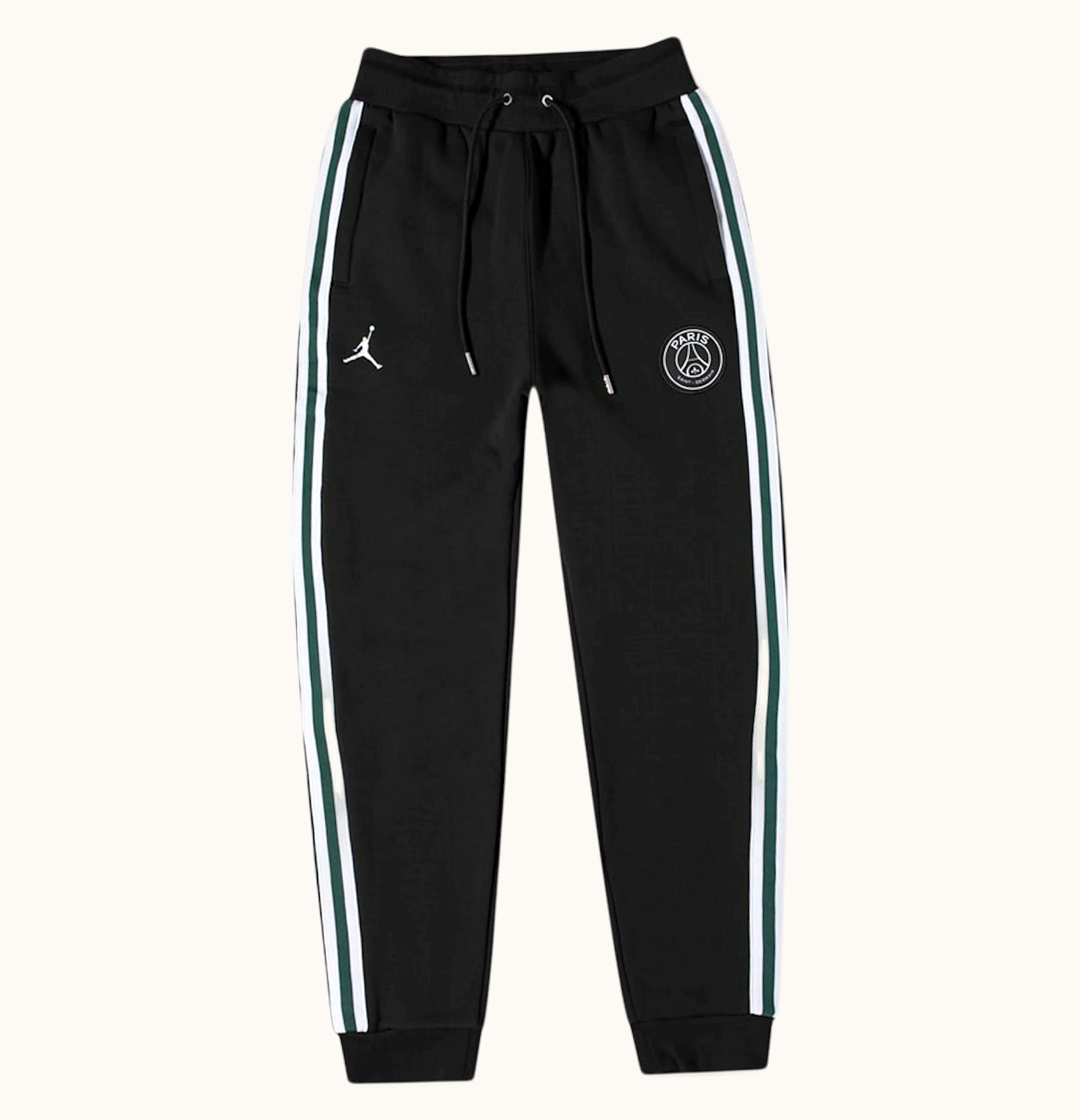 Jordan Jordan x PSG Paris Saint Germain Fleece Pants Black White Green