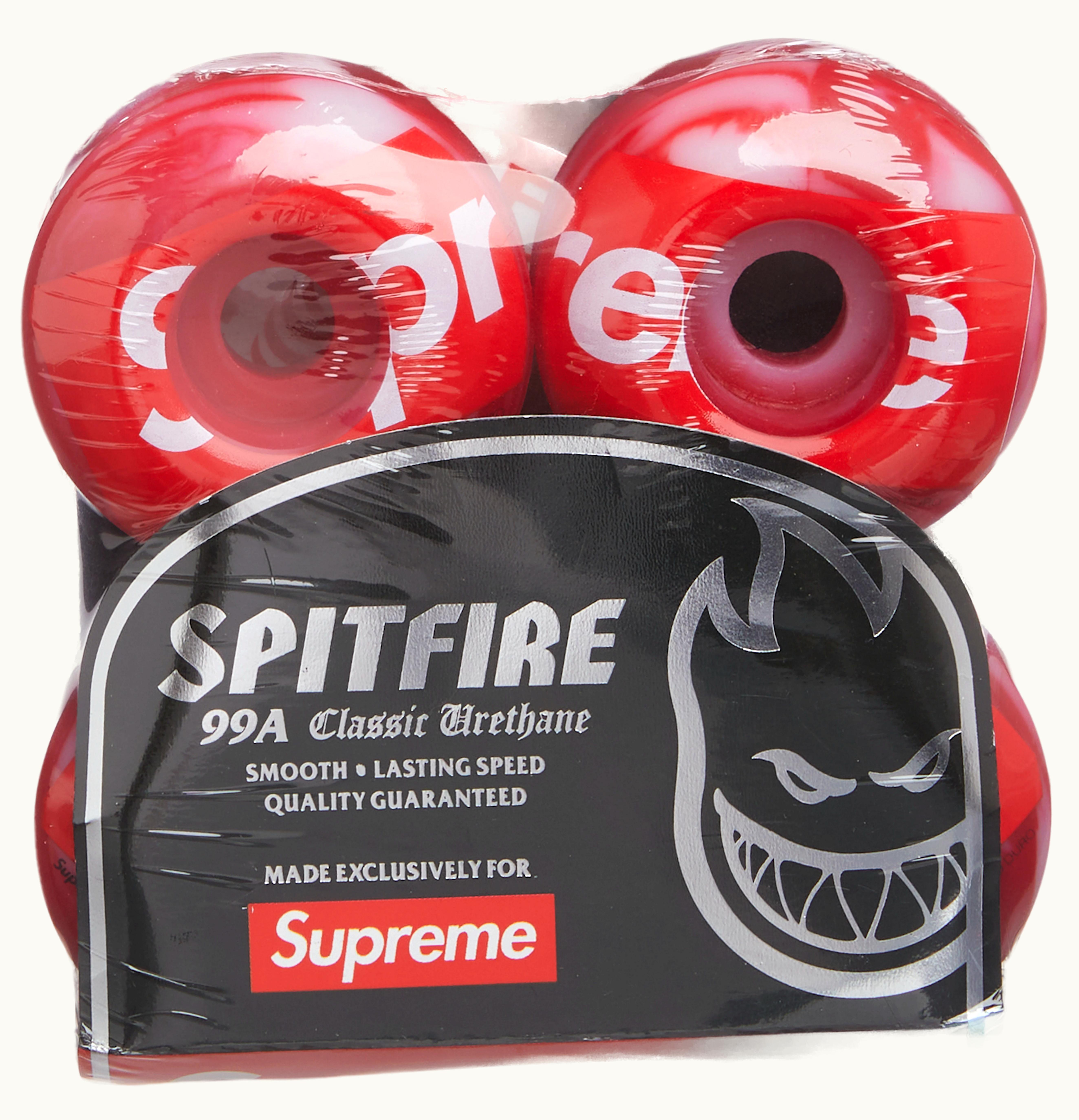 Supreme Supreme x Spitfire Shop Logo Wheels Red