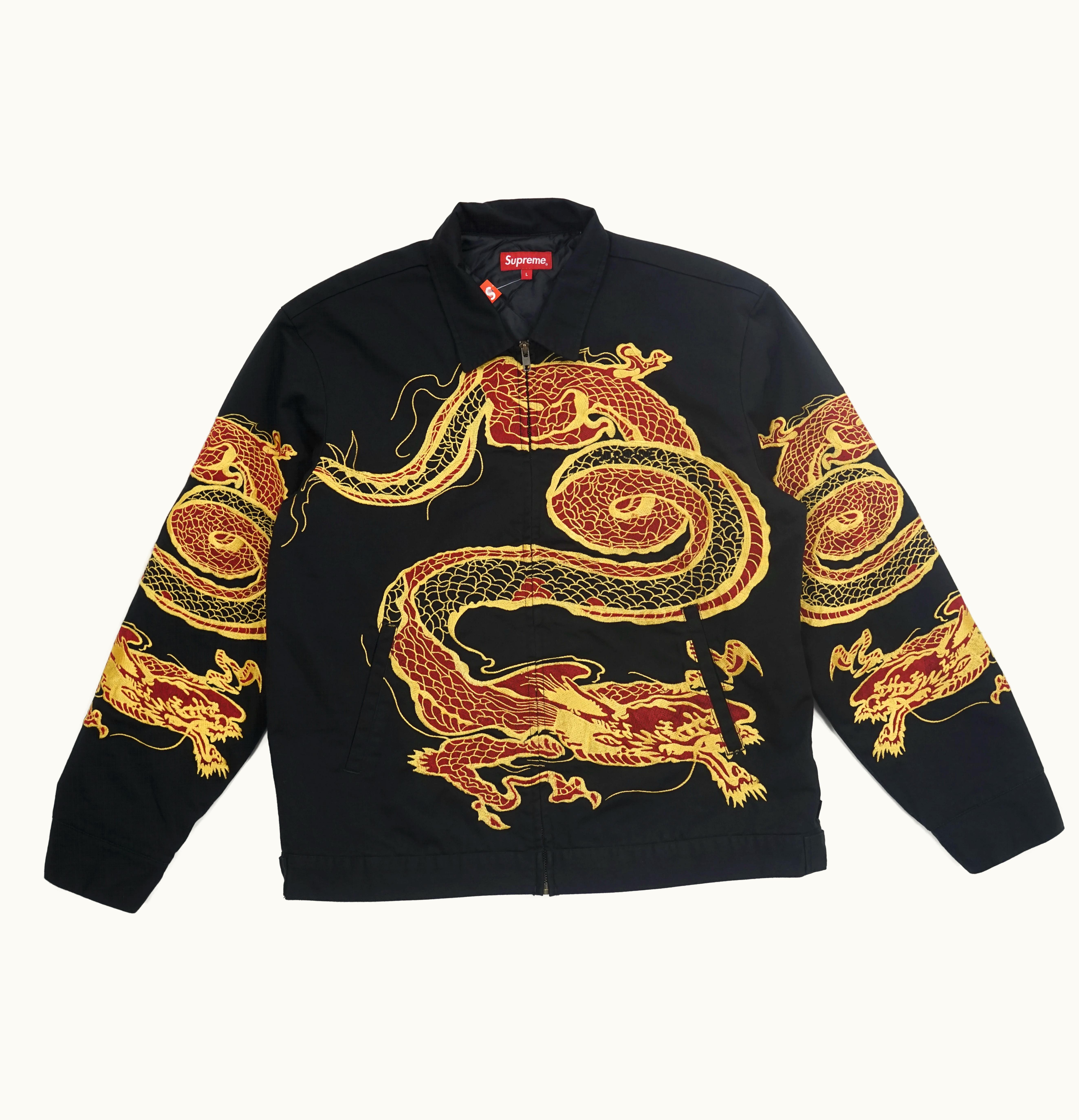 Supreme Supreme Dragon Work Jacket Black