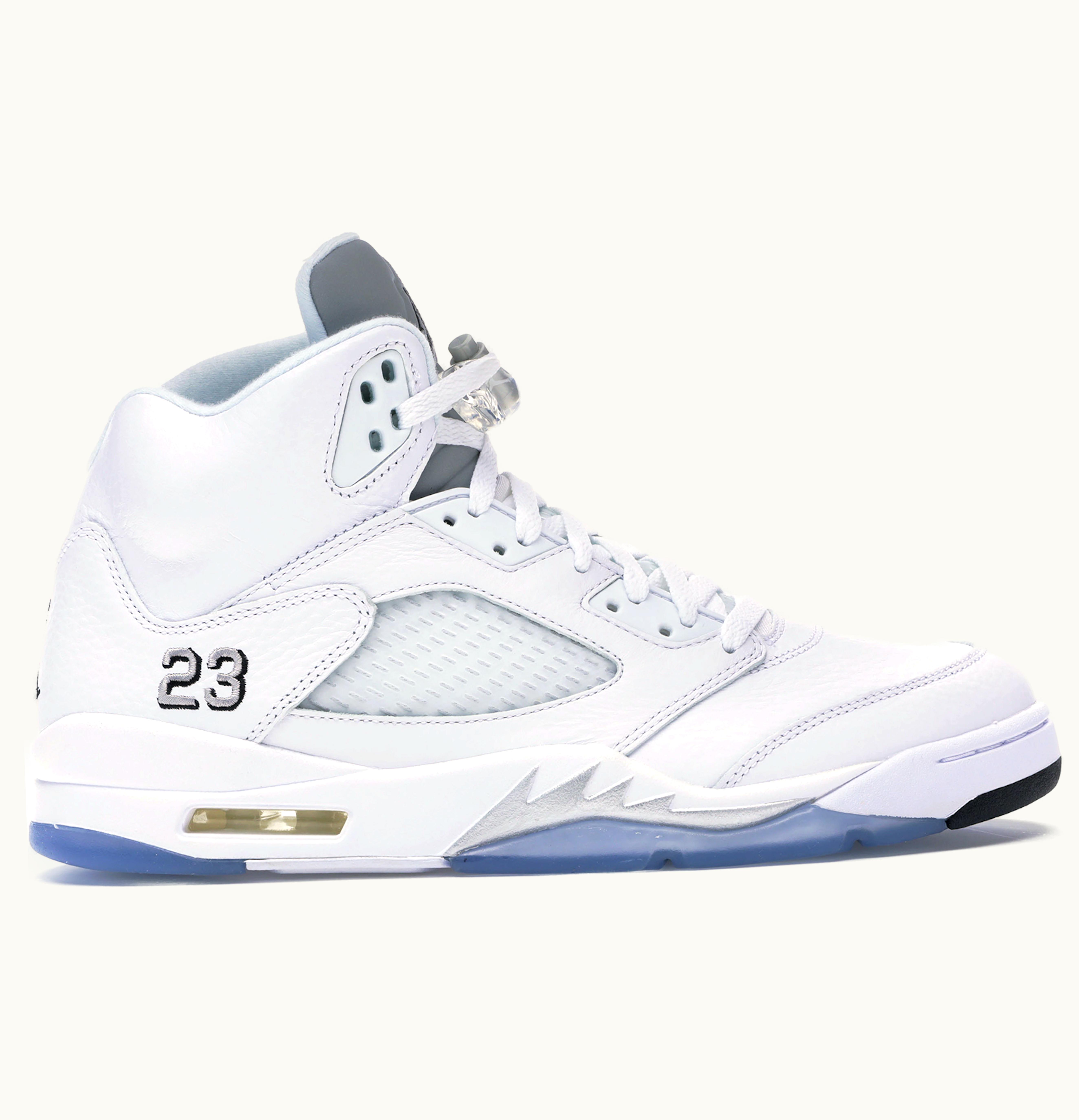 Jordan Air Jordan 5 Retro White Metallic Silver 2015