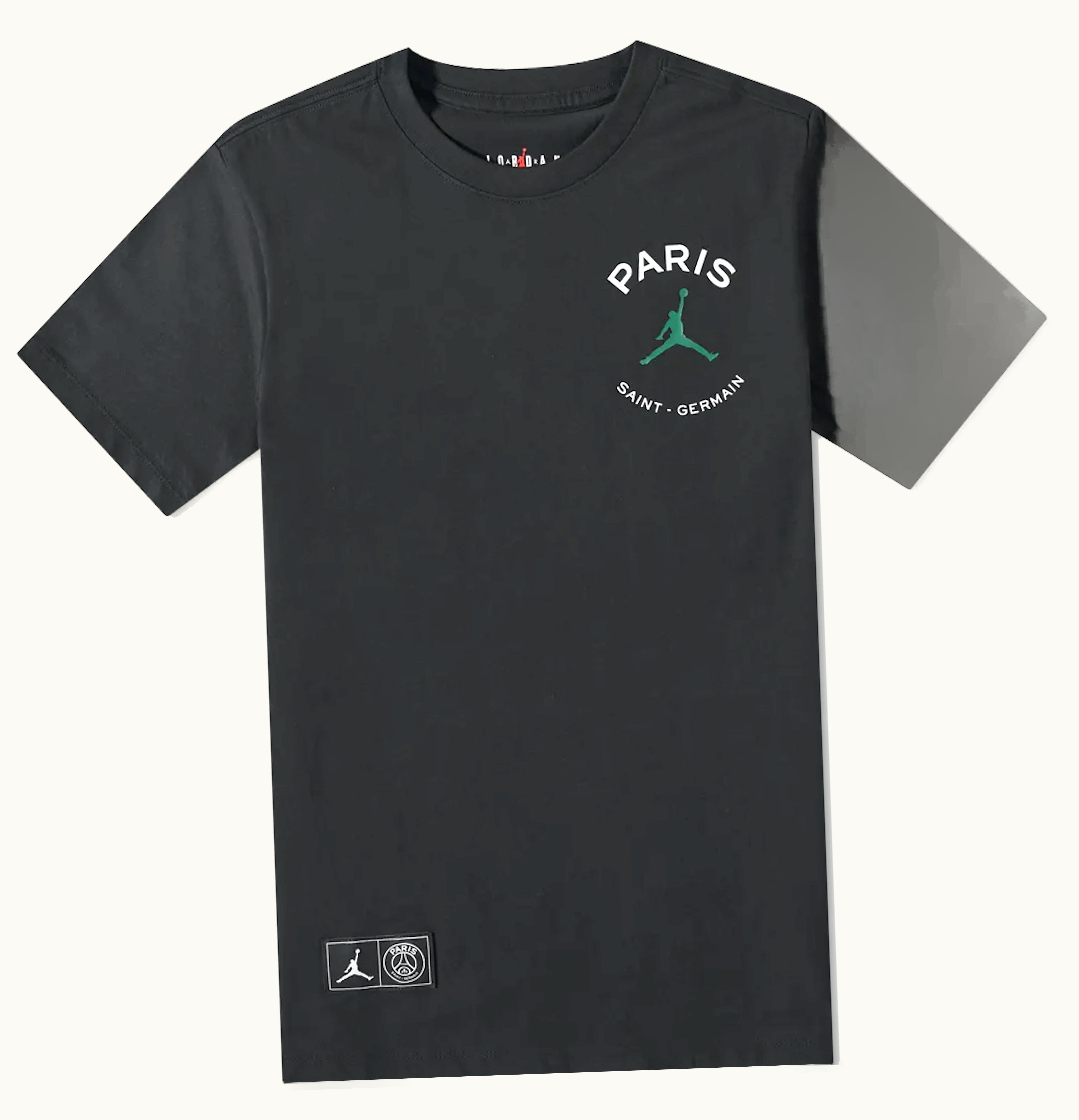 Jordan Jordan Paris Saint Germain Tee Black Noble Green