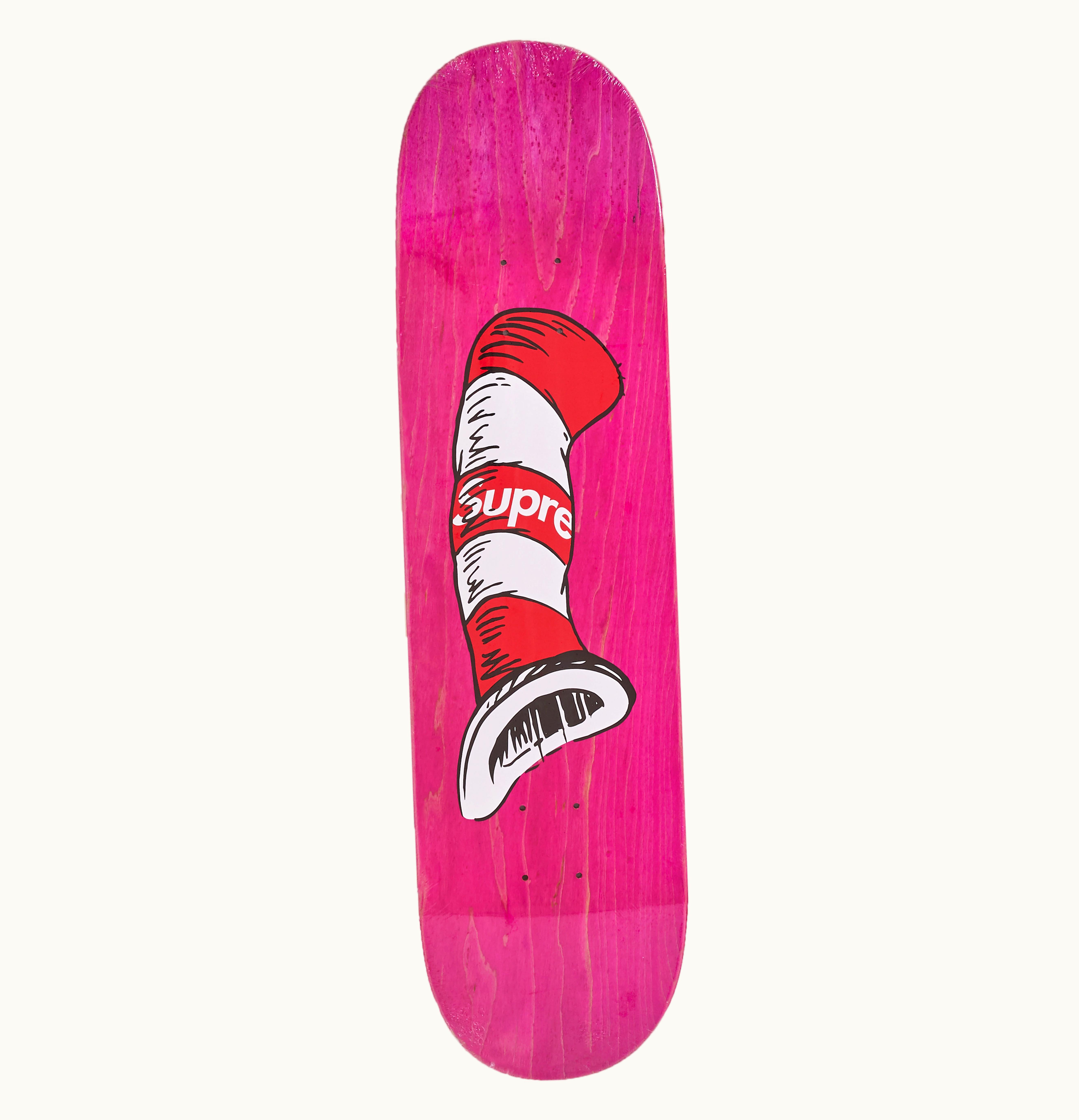 Supreme Supreme Cat in the Hat Skateboard Pink