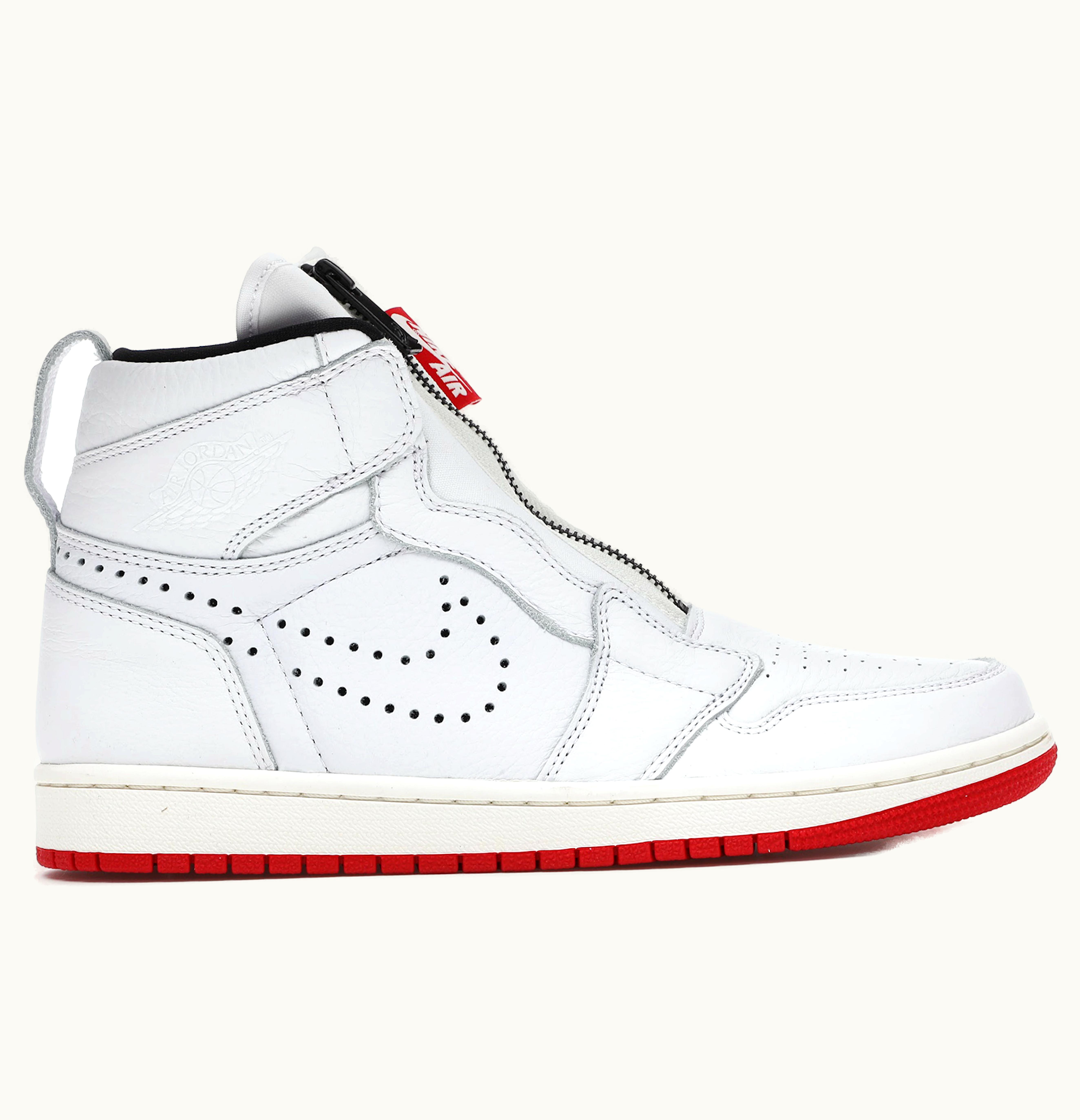 Jordan Air Jordan 1 Retro High Zip White University Red