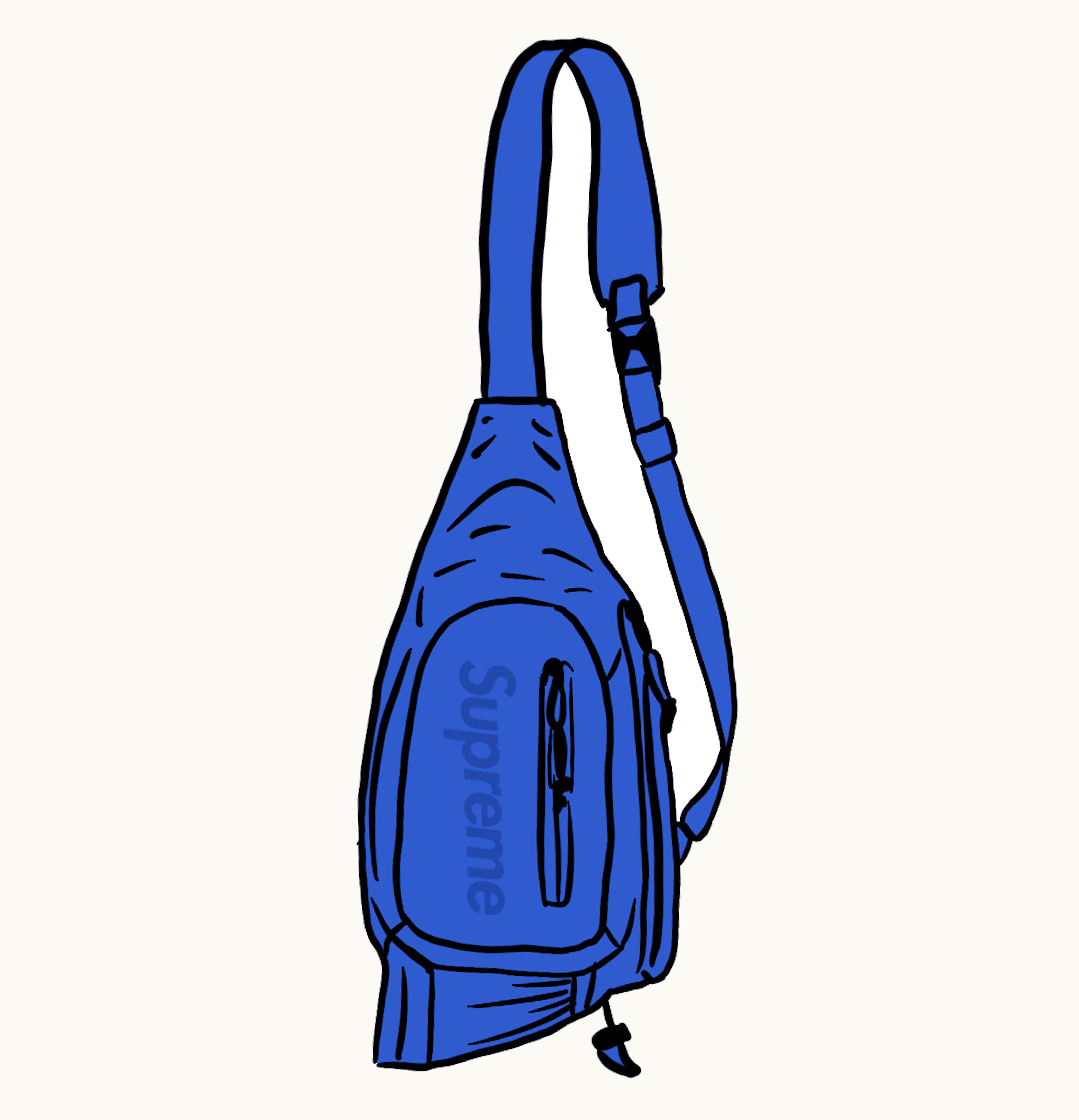 Supreme Supreme Sling Bag SS21 Royal