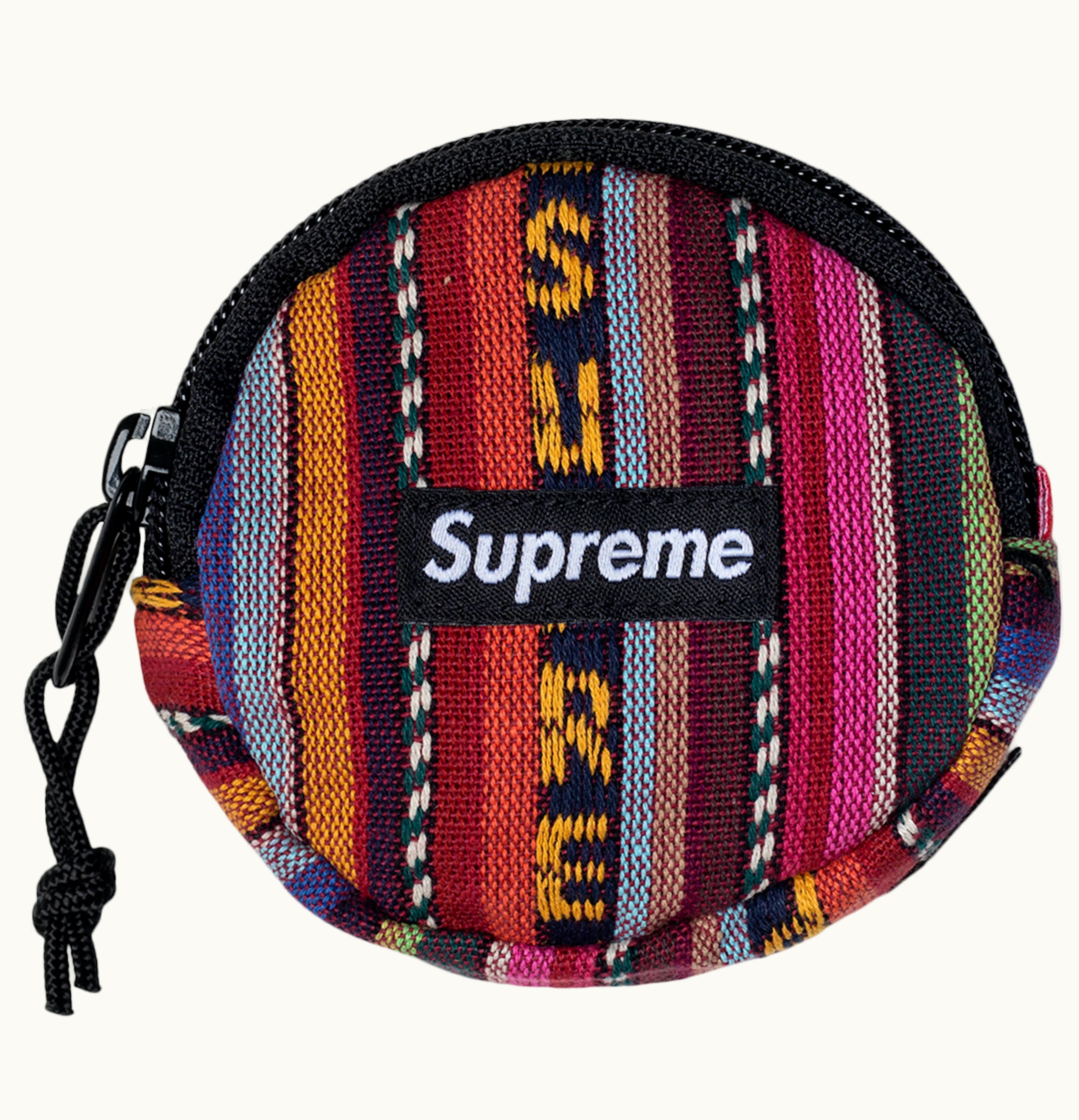 Supreme Supreme Woven Stripe Coin Pouch Multicolor