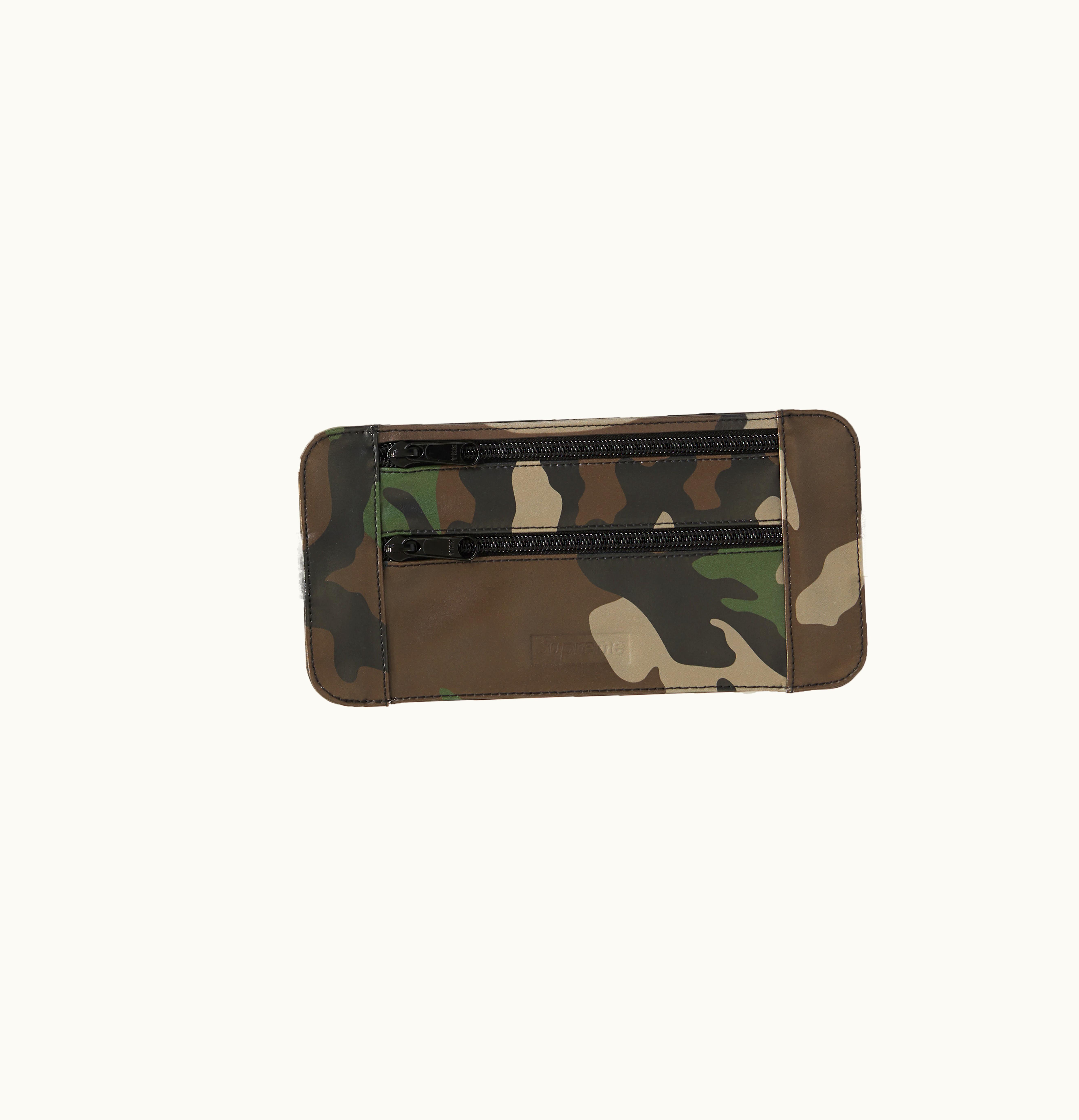 Supreme Supreme Leather Waist Shoulder Pouch Woodland Camo