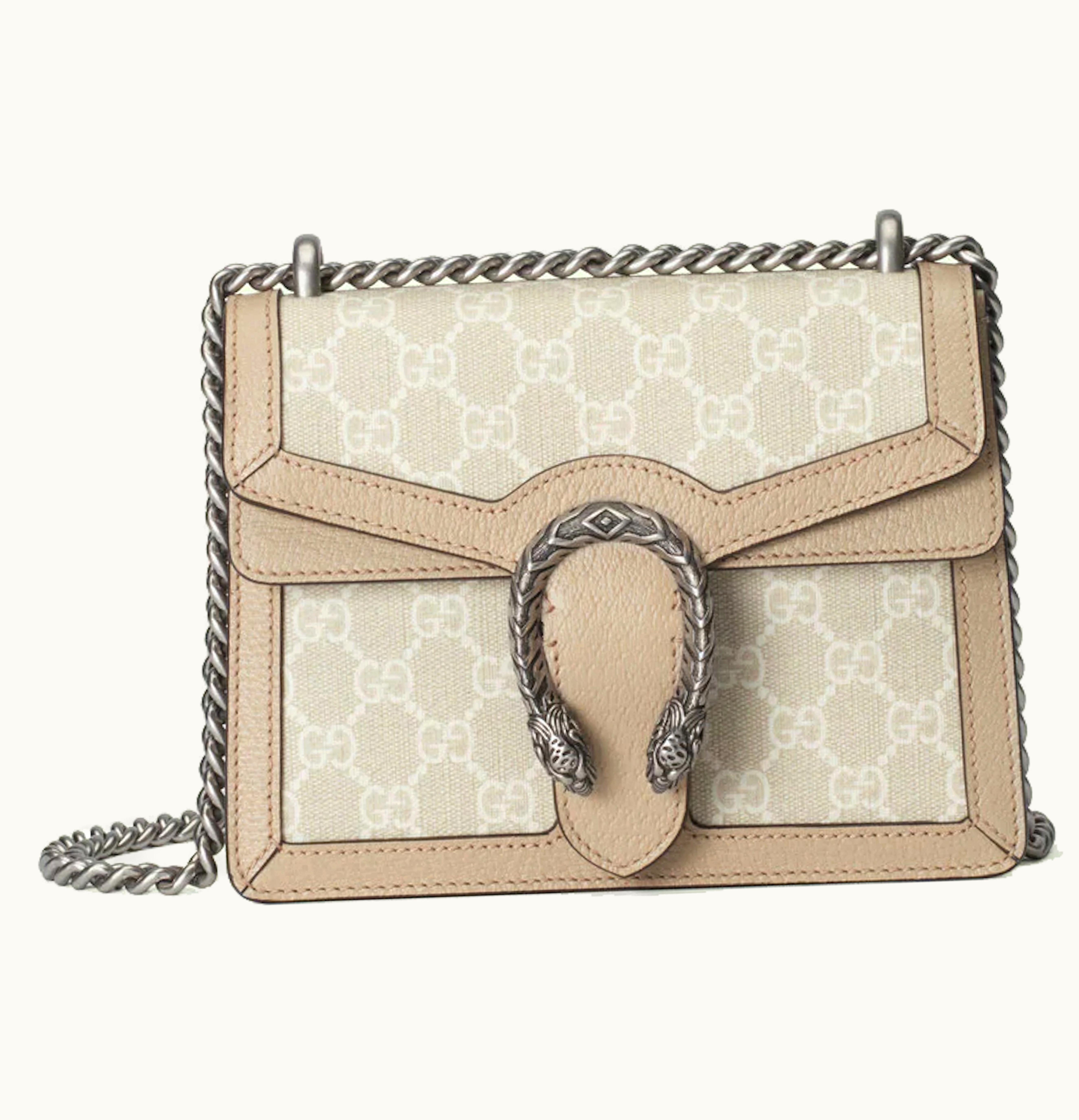 Gucci Gucci Dionysus GG Mini Bag Beige White
