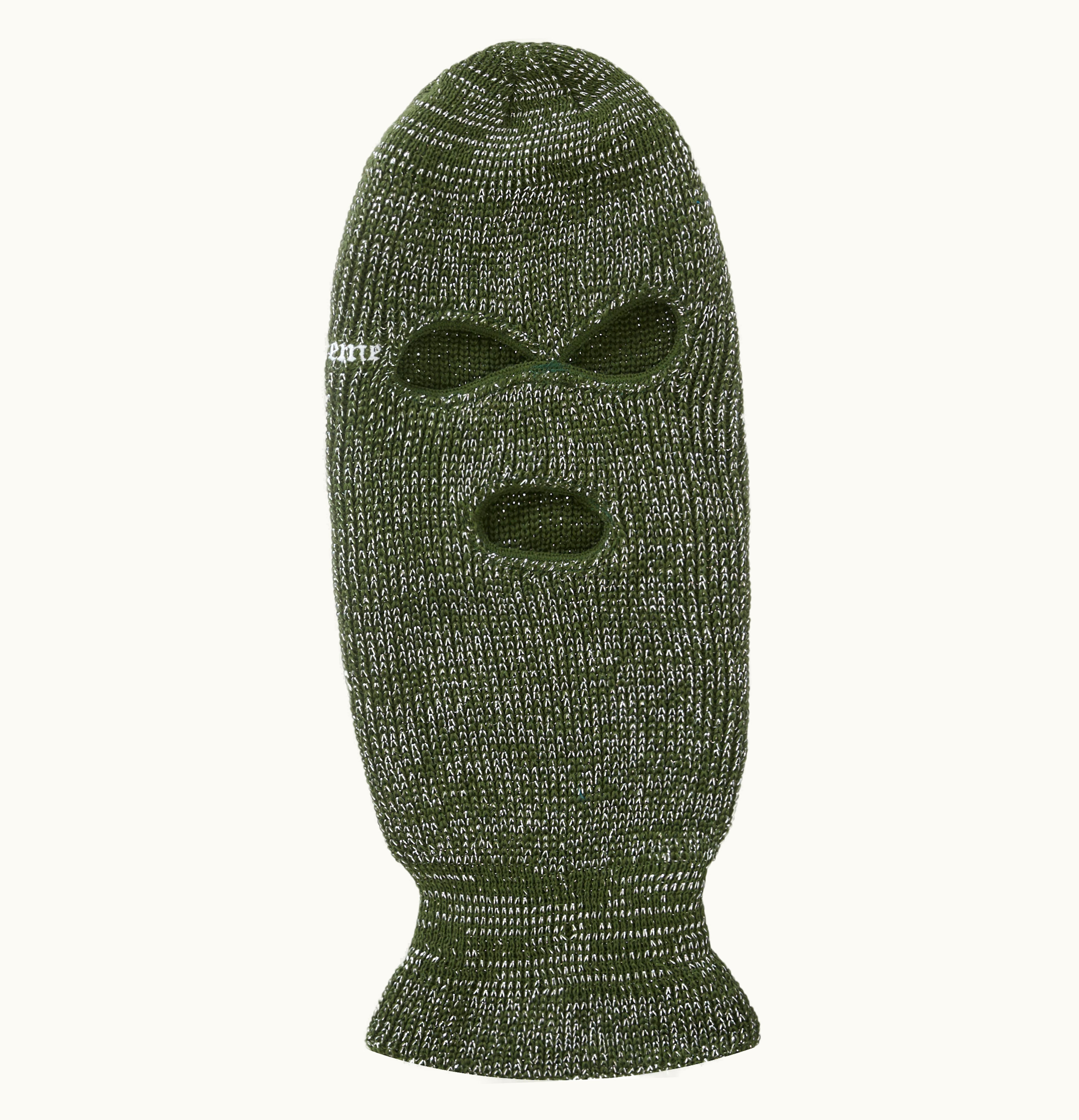 Supreme Supreme Lurex Balaclava Green