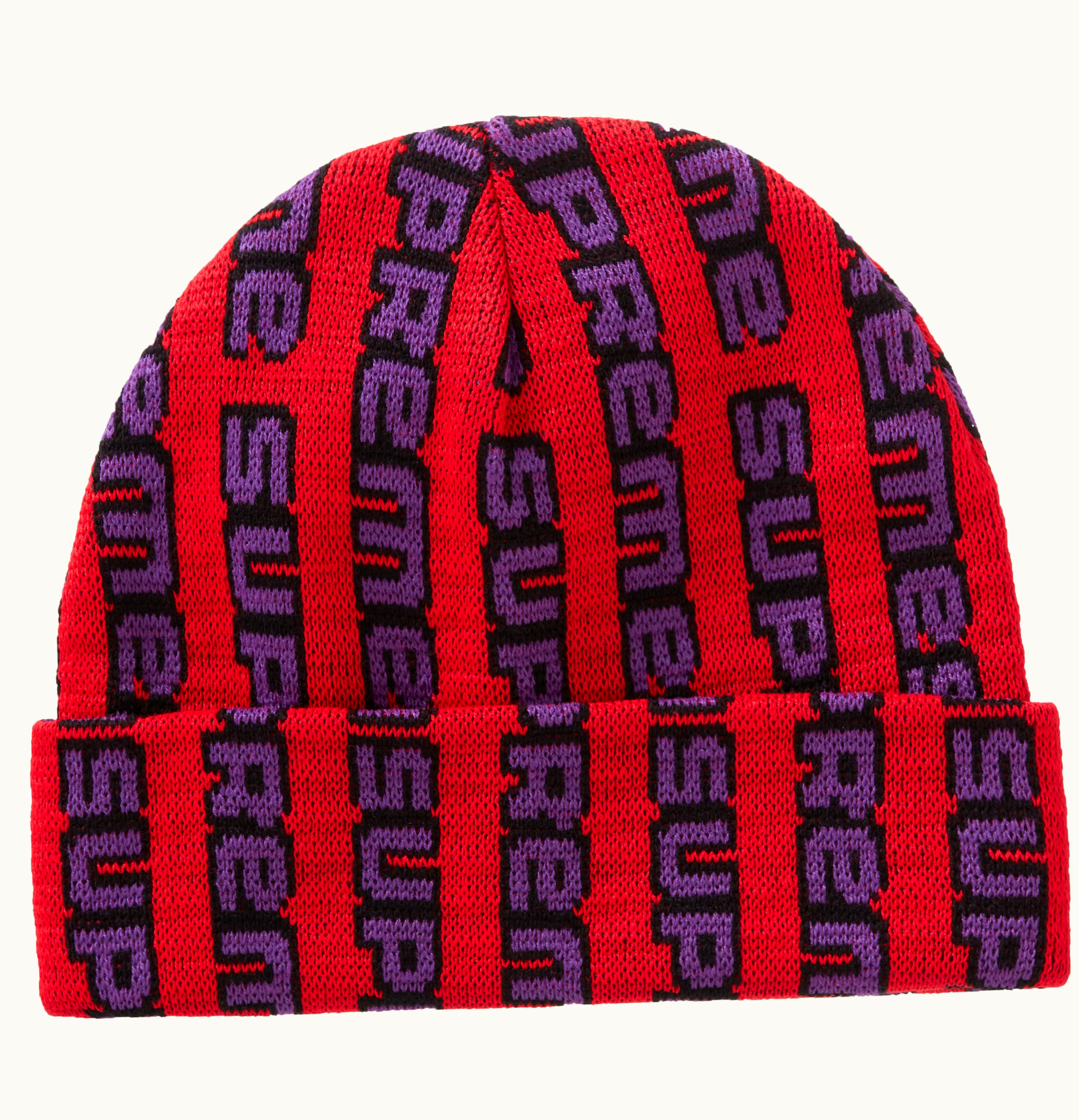 Supreme Supreme Vertical Logo Beanie Red