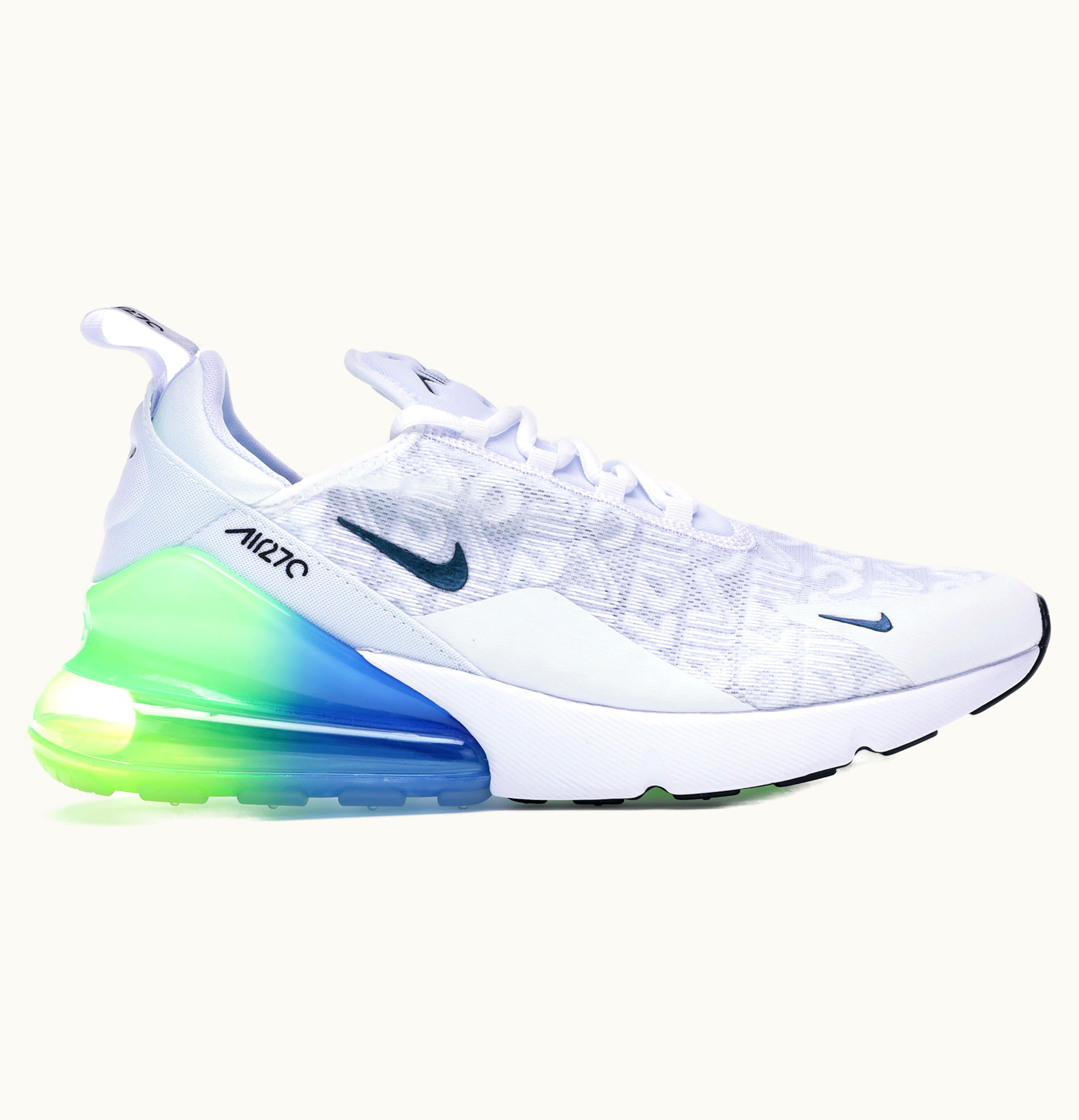 Nike Nike Air Max 270 White Lime Blast Photo Blue
