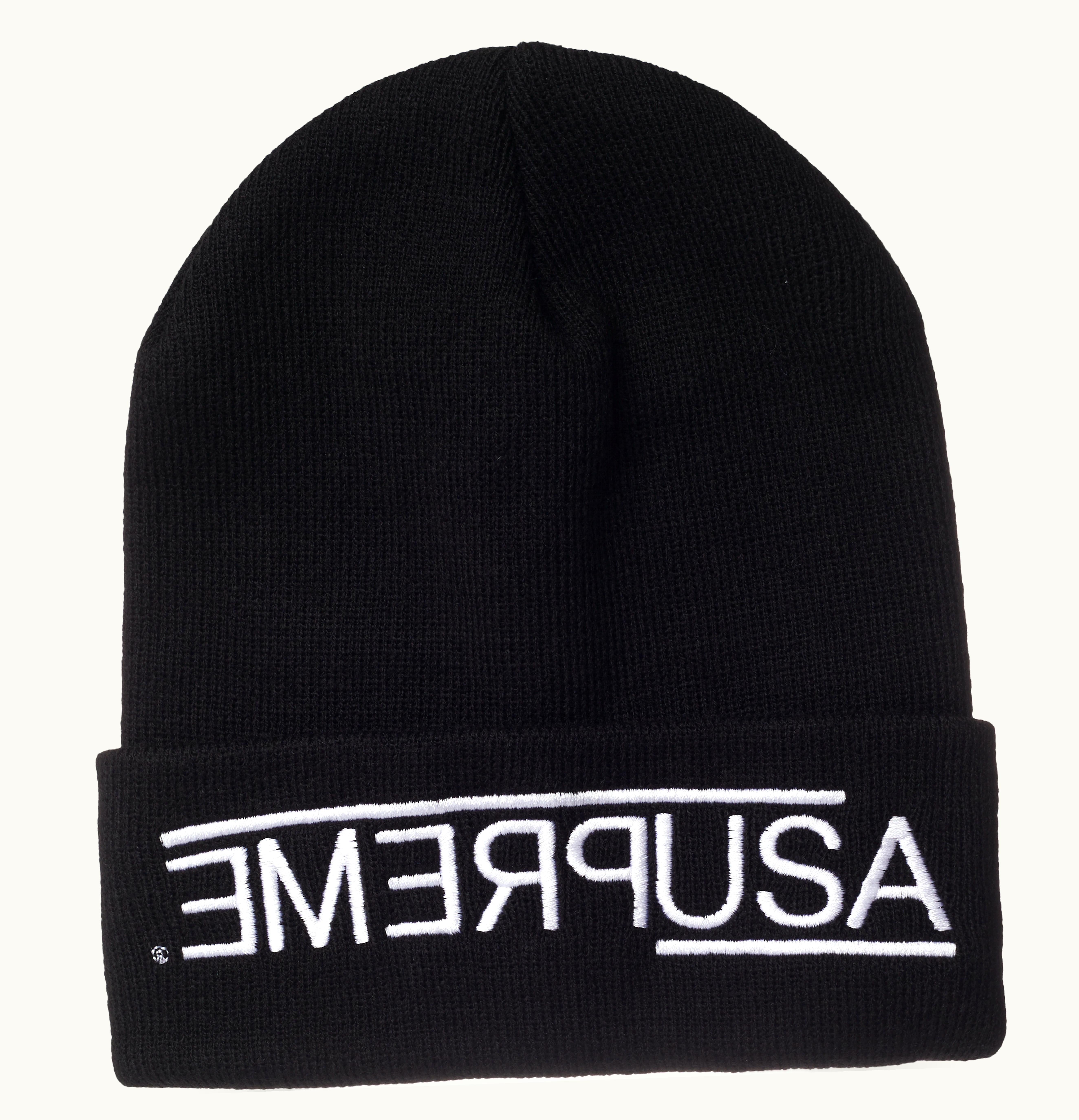 Supreme Supreme USA Beanie Black