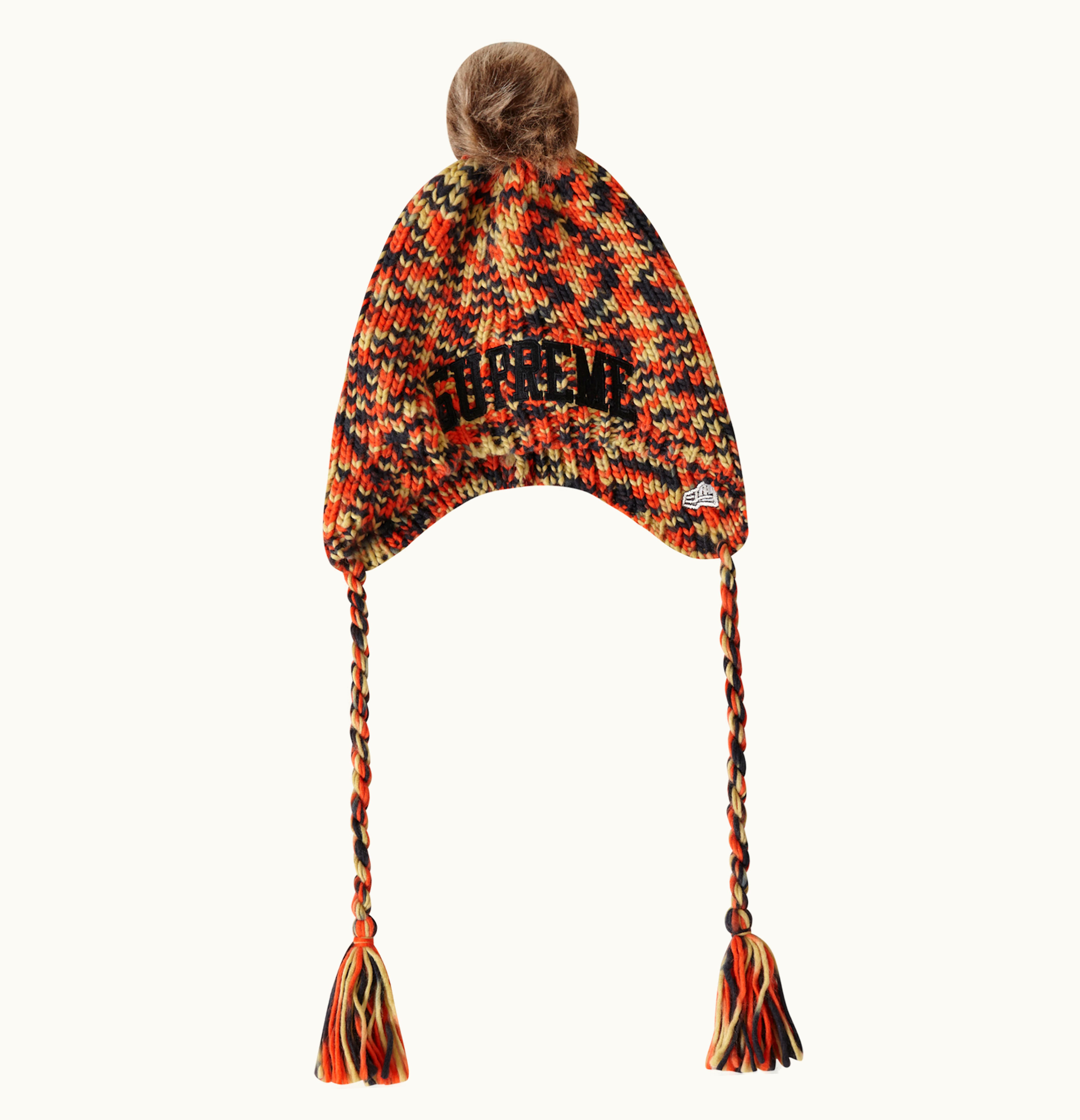 Supreme Supreme New Era Toboggan Beanie Orange