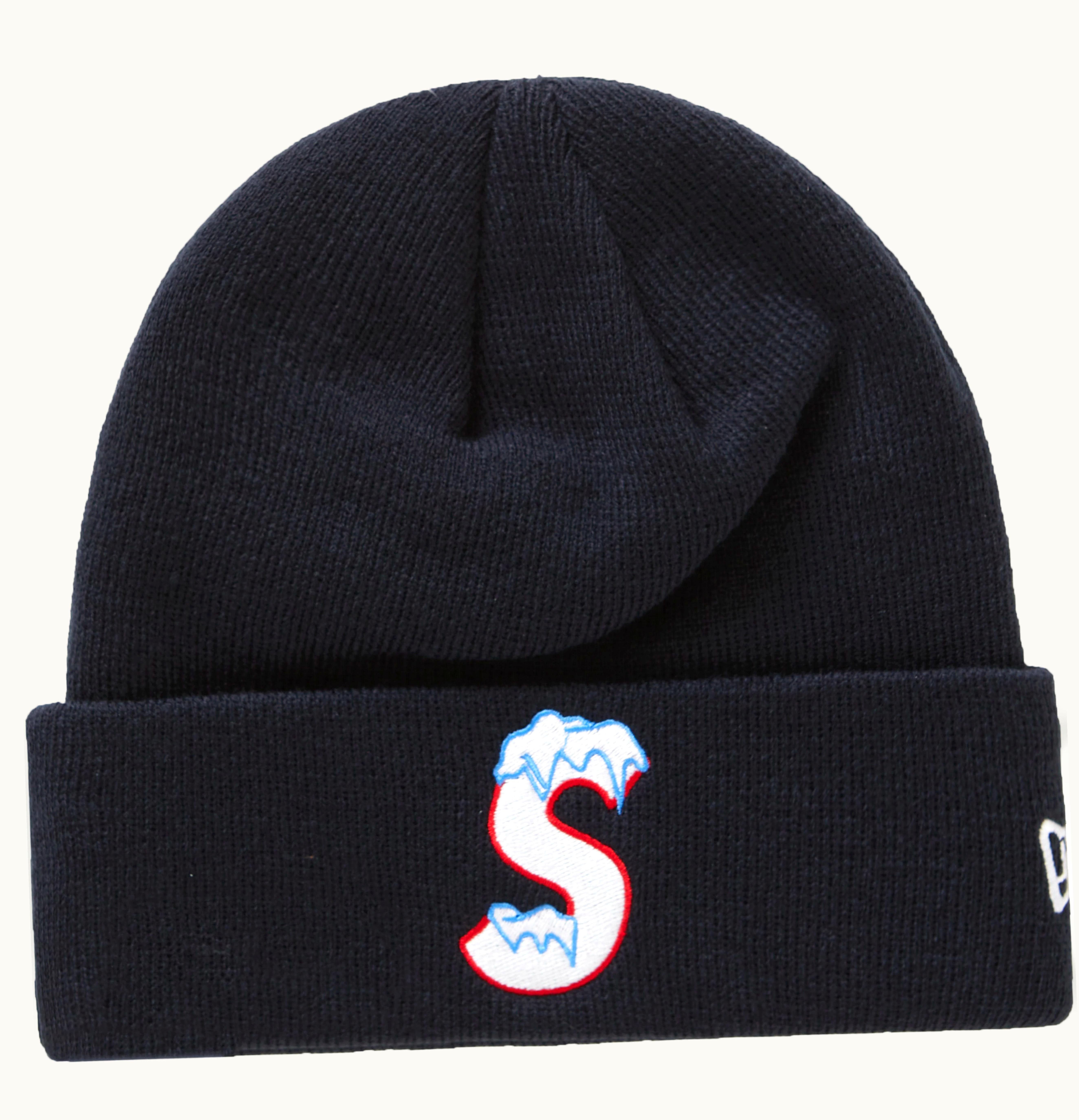 Supreme Supreme New Era S Logo Beanie FW20 Navy