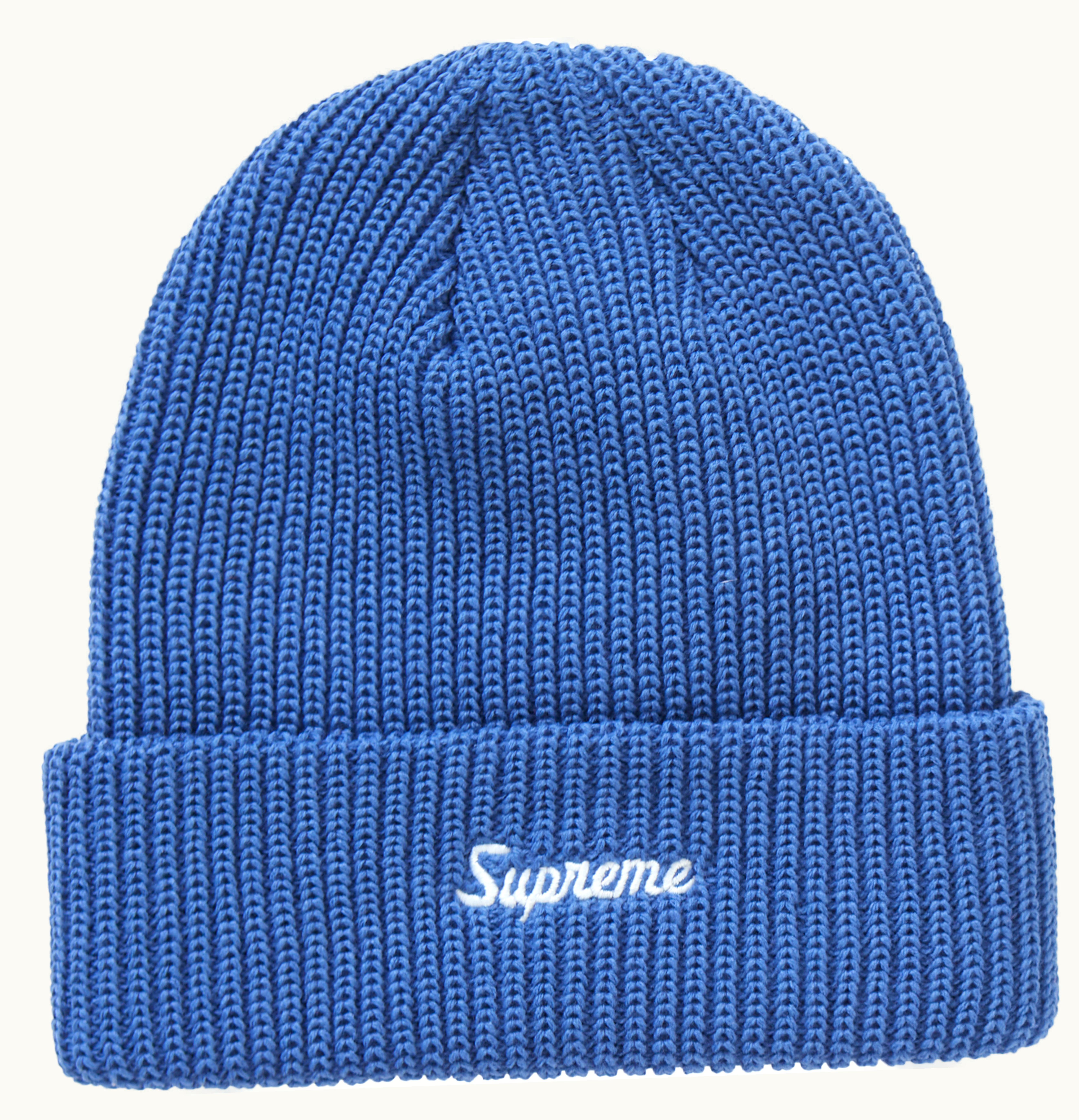 Supreme Supreme Loose Gauge Beanie FW20 Light Indigo