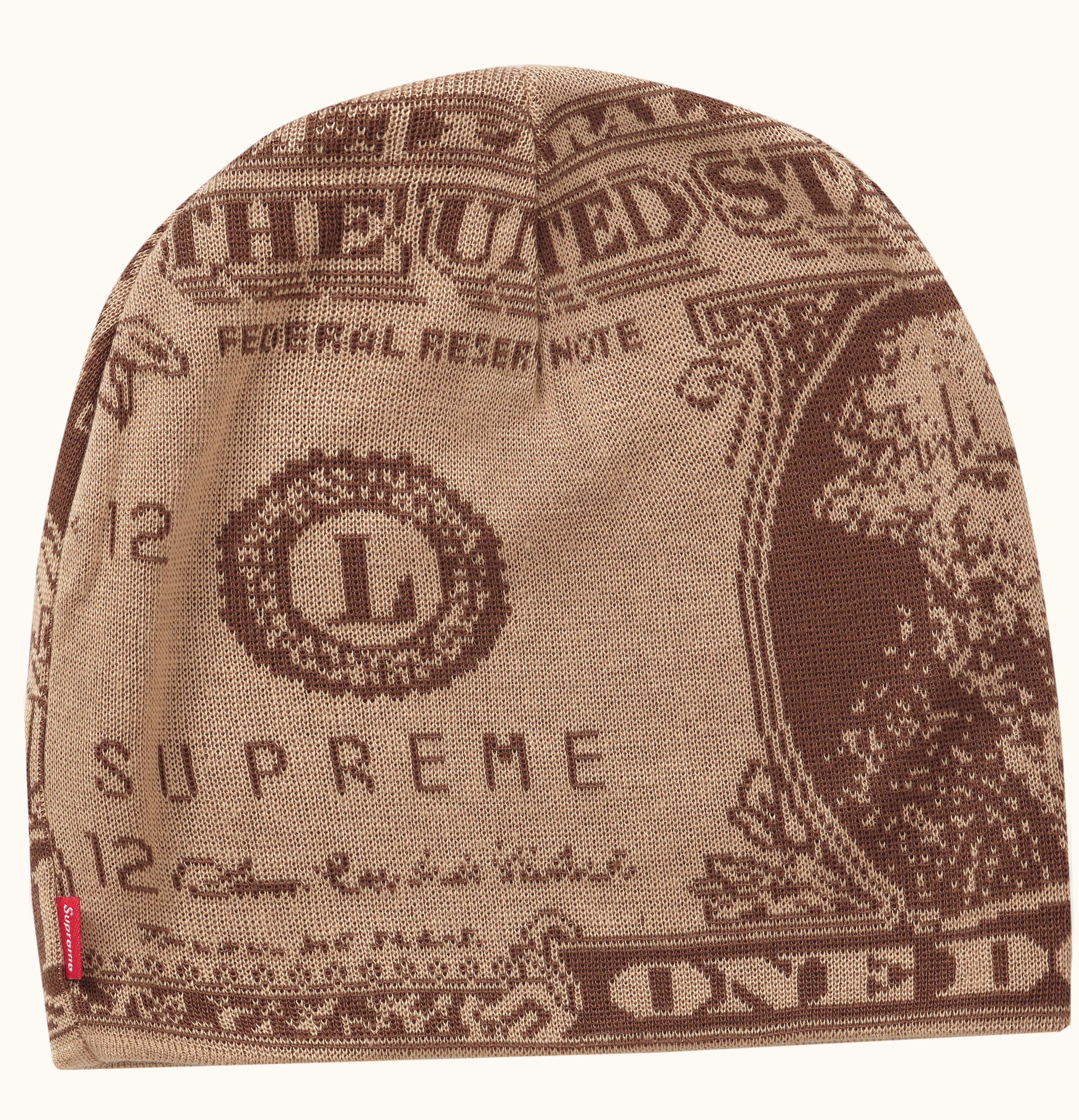 Supreme Supreme Dollar Beanie Tan