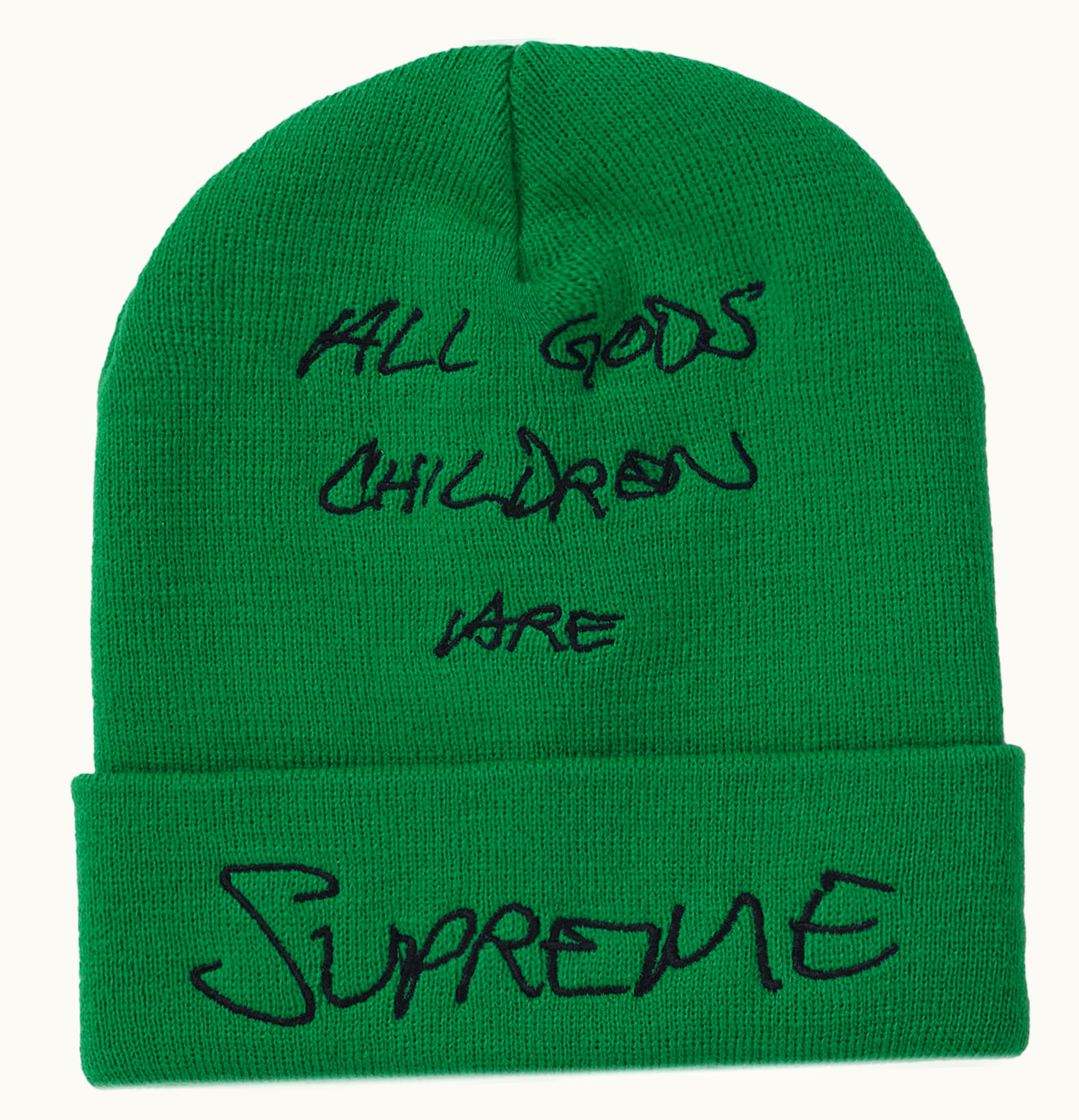Supreme Supreme Gods Children Beanie Green