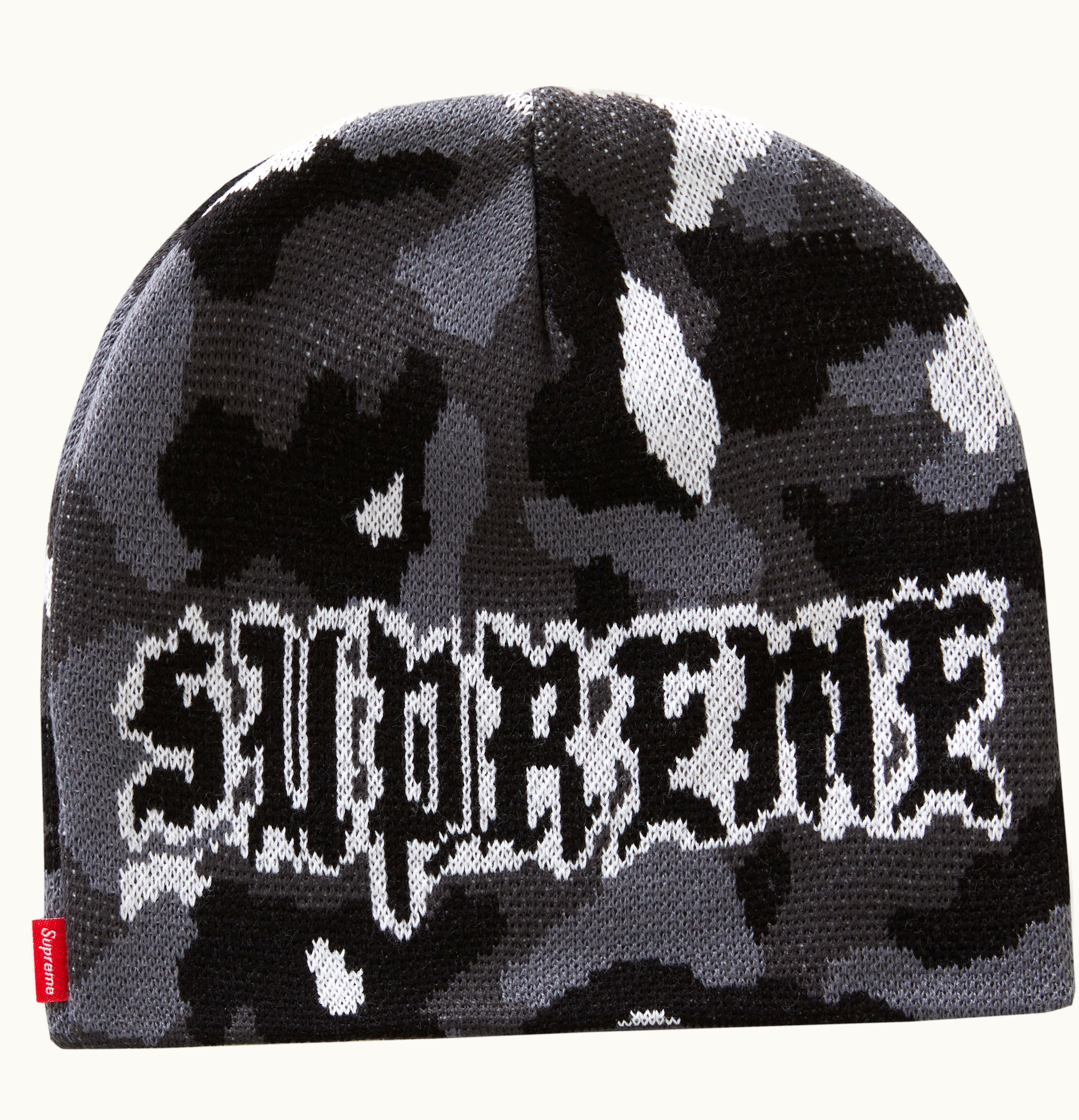 Supreme Supreme Paris Camo Beanie Snow Camo