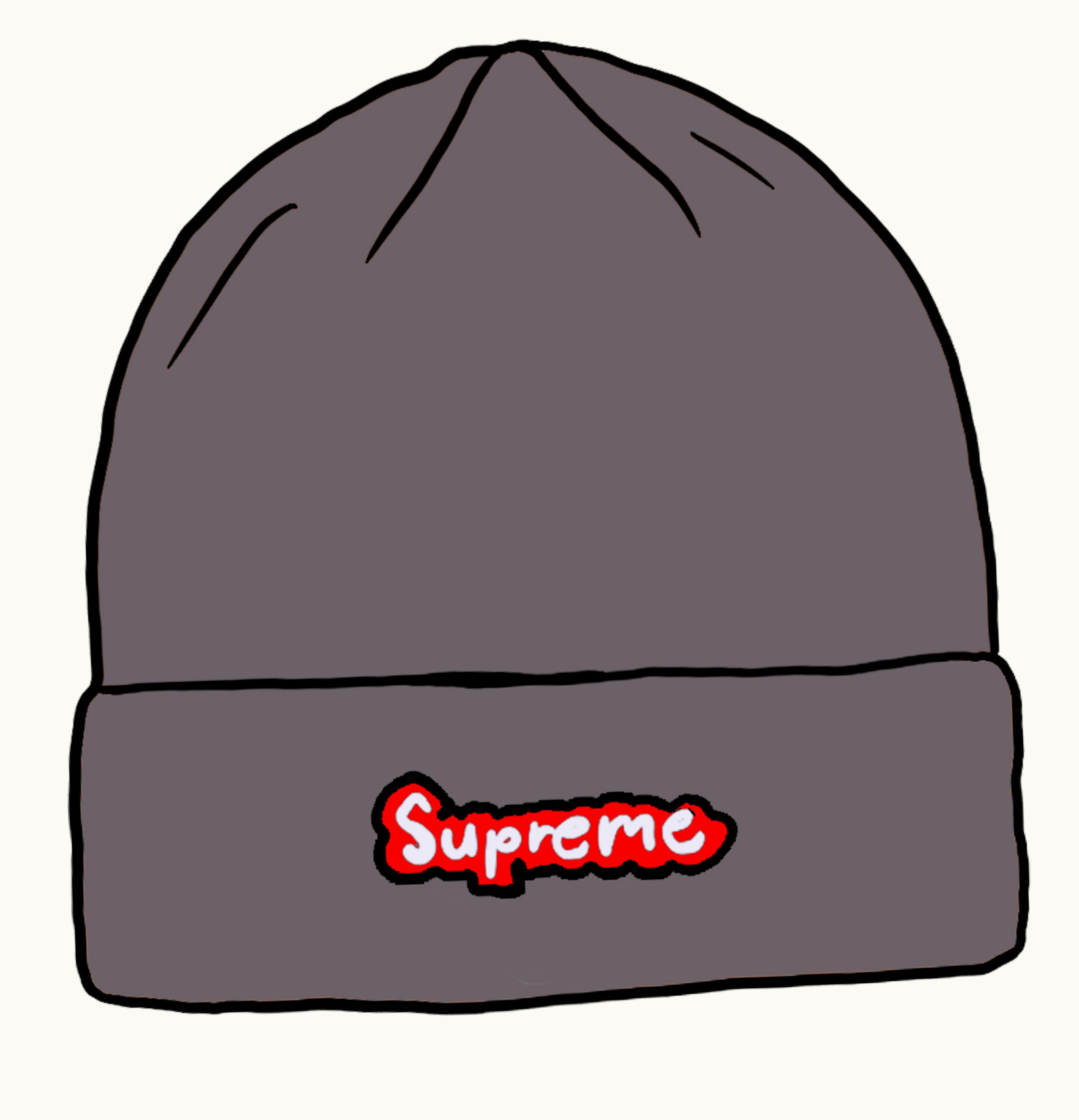 Supreme Supreme Gonz Logo Beanie Grey