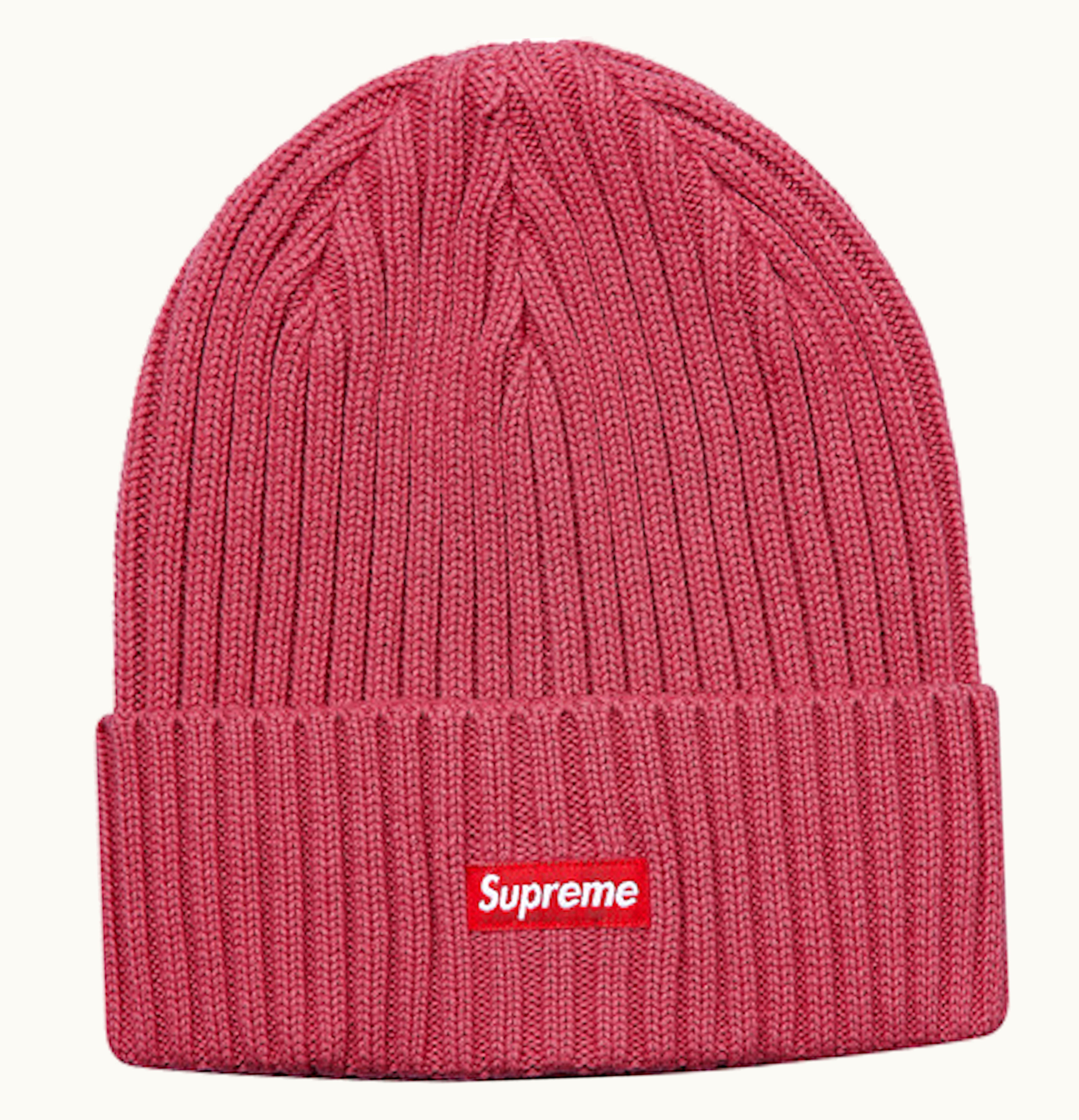Supreme Supreme Overdyed Ribbed Beanie SS18 Washed Magenta
