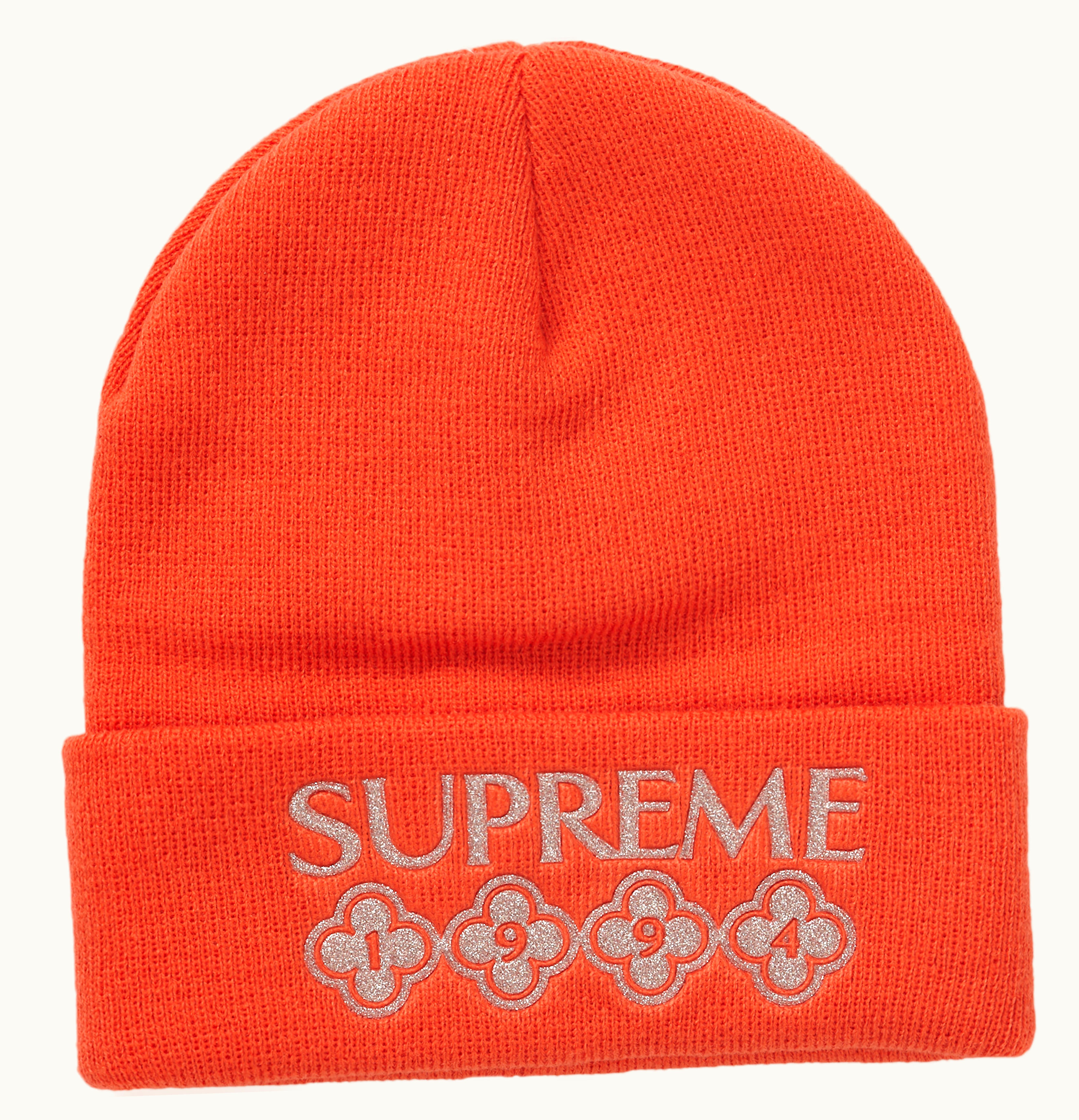 Supreme Supreme Glitter Beanie Orange