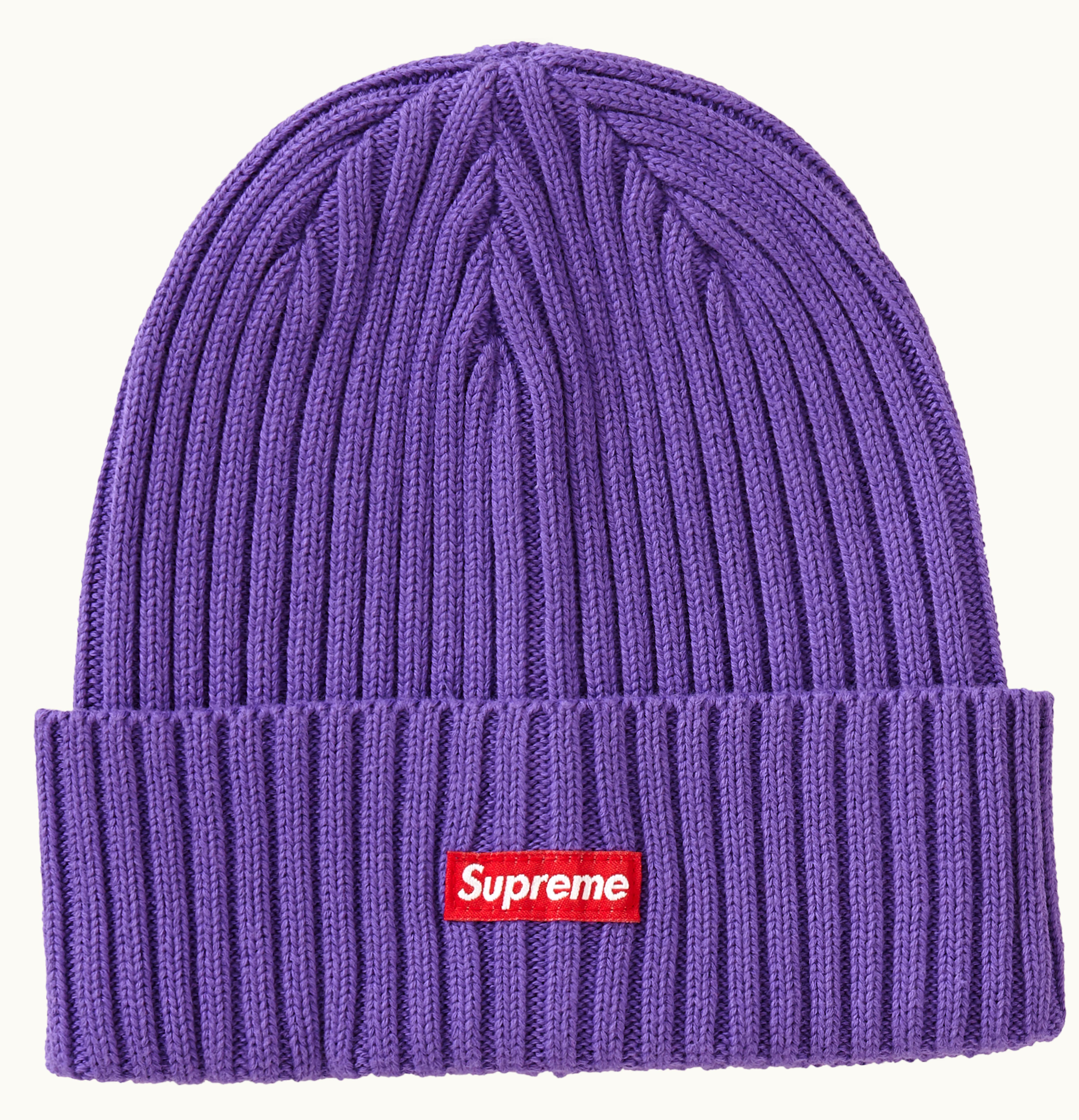 Supreme Supreme Overdyed Beanie Purple