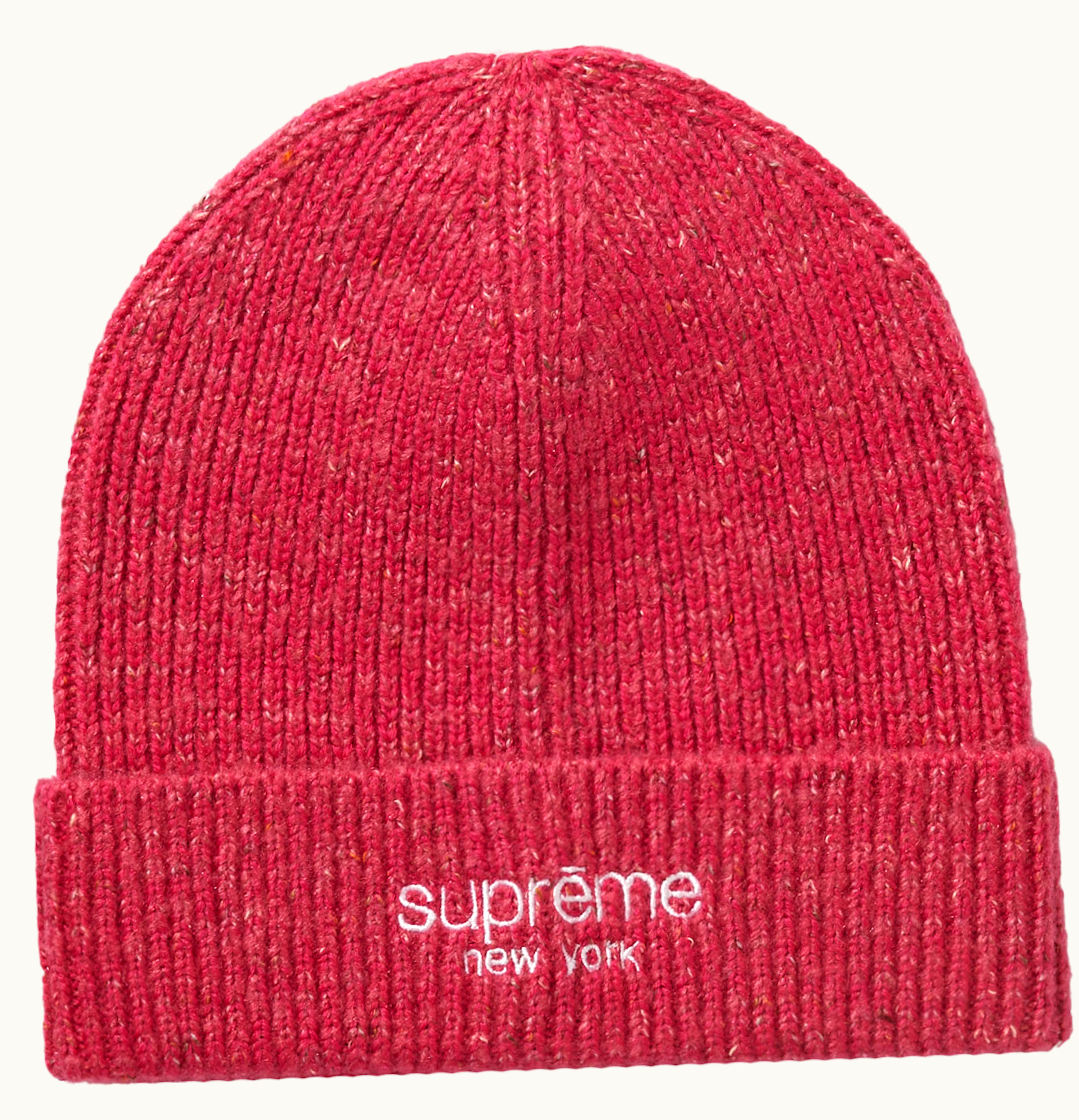 Supreme Supreme Rainbow Speckle Beanie Pink