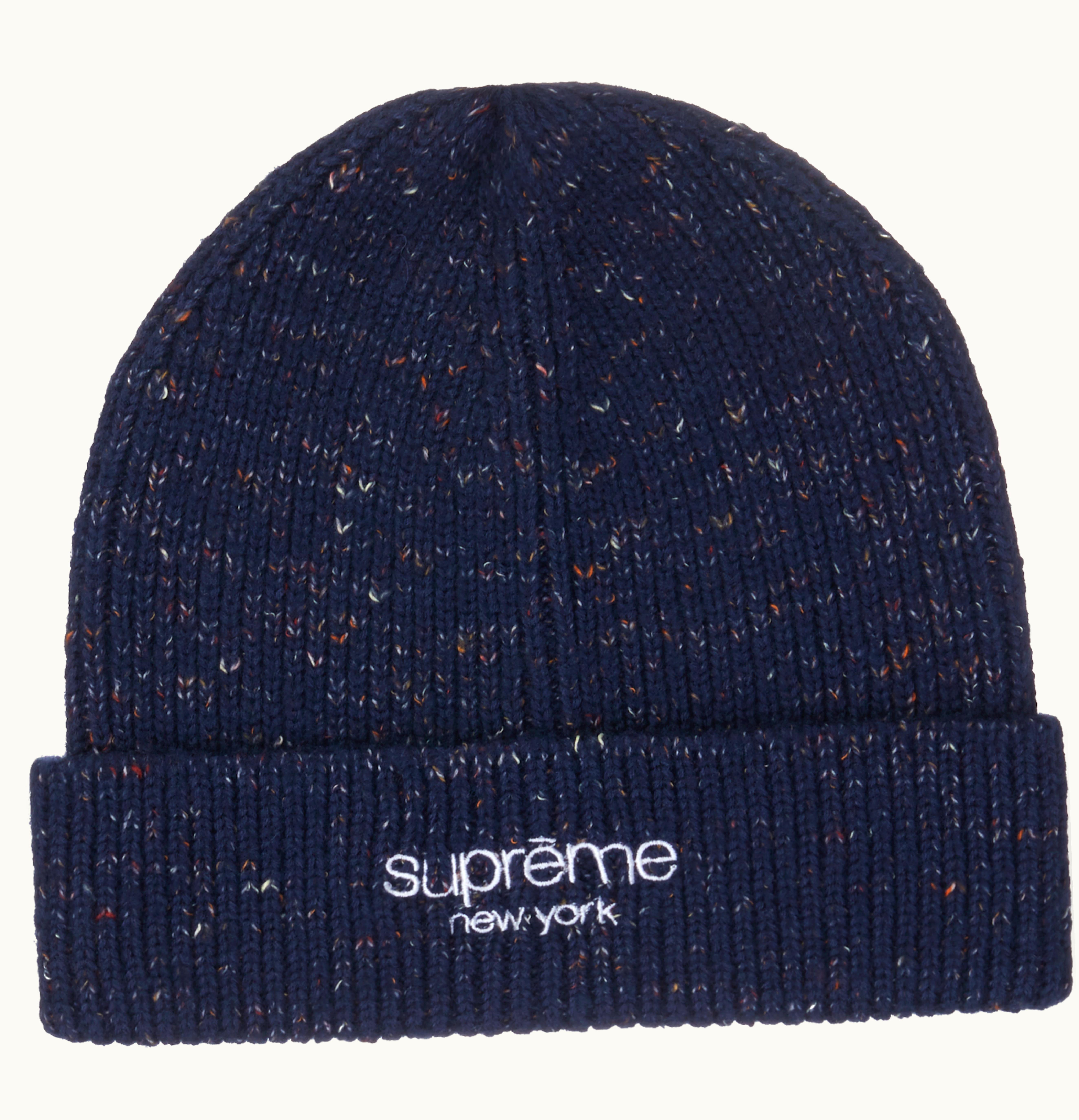 Supreme Supreme Rainbow Speckle Beanie FW22 Navy