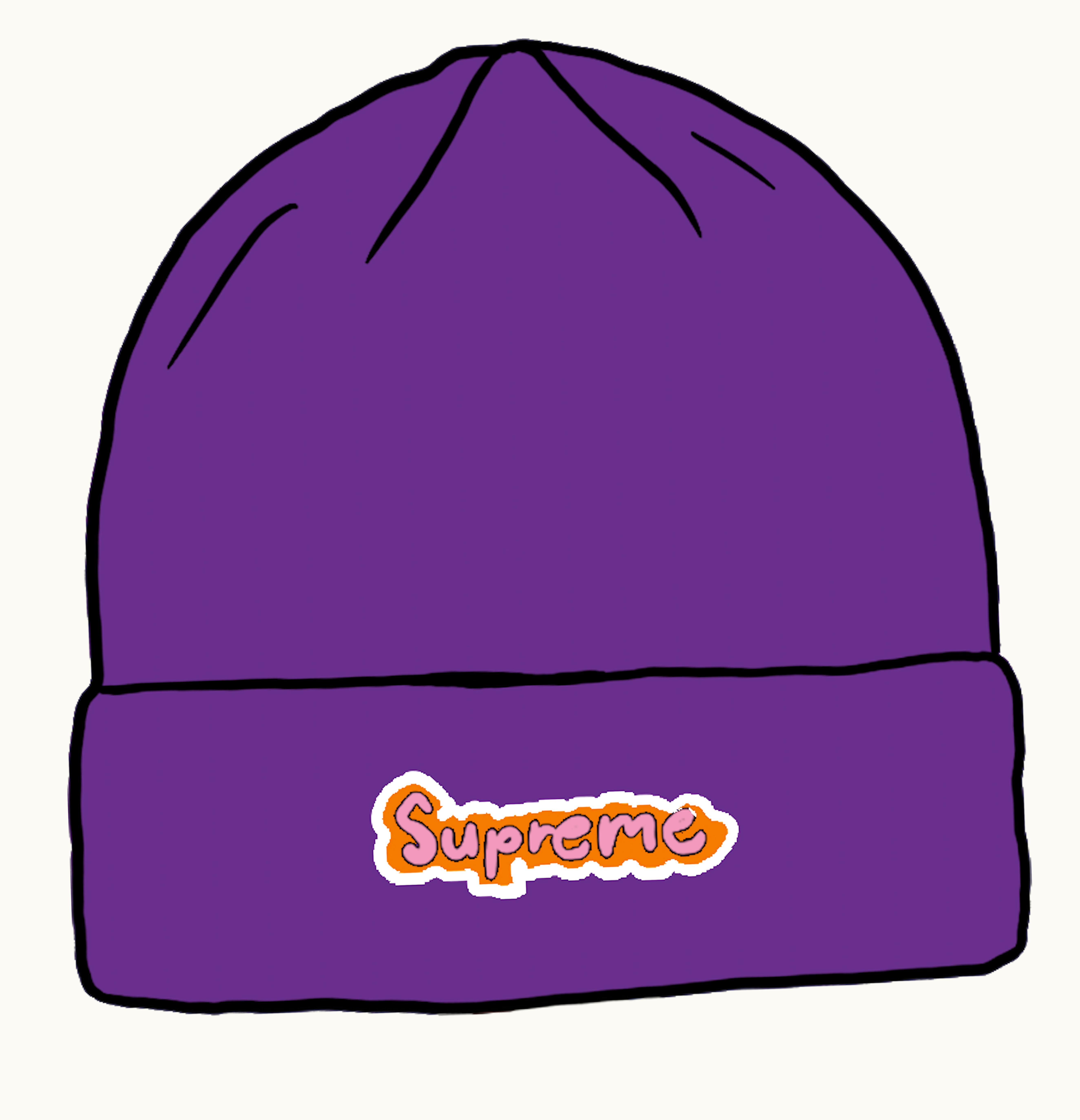 Supreme Supreme Gonz Logo Beanie Purple