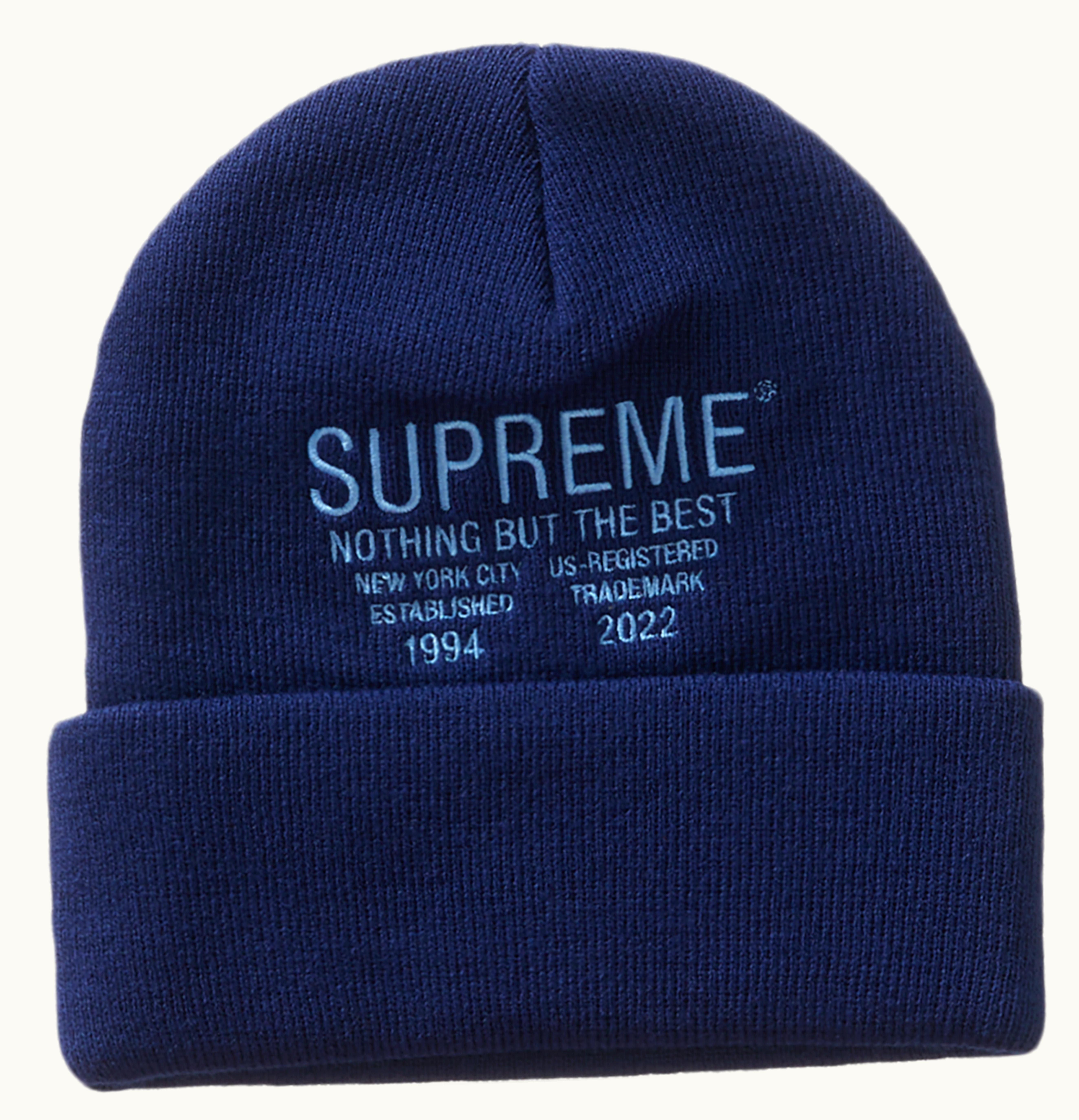 Supreme Supreme Nothing But Beanie Navy