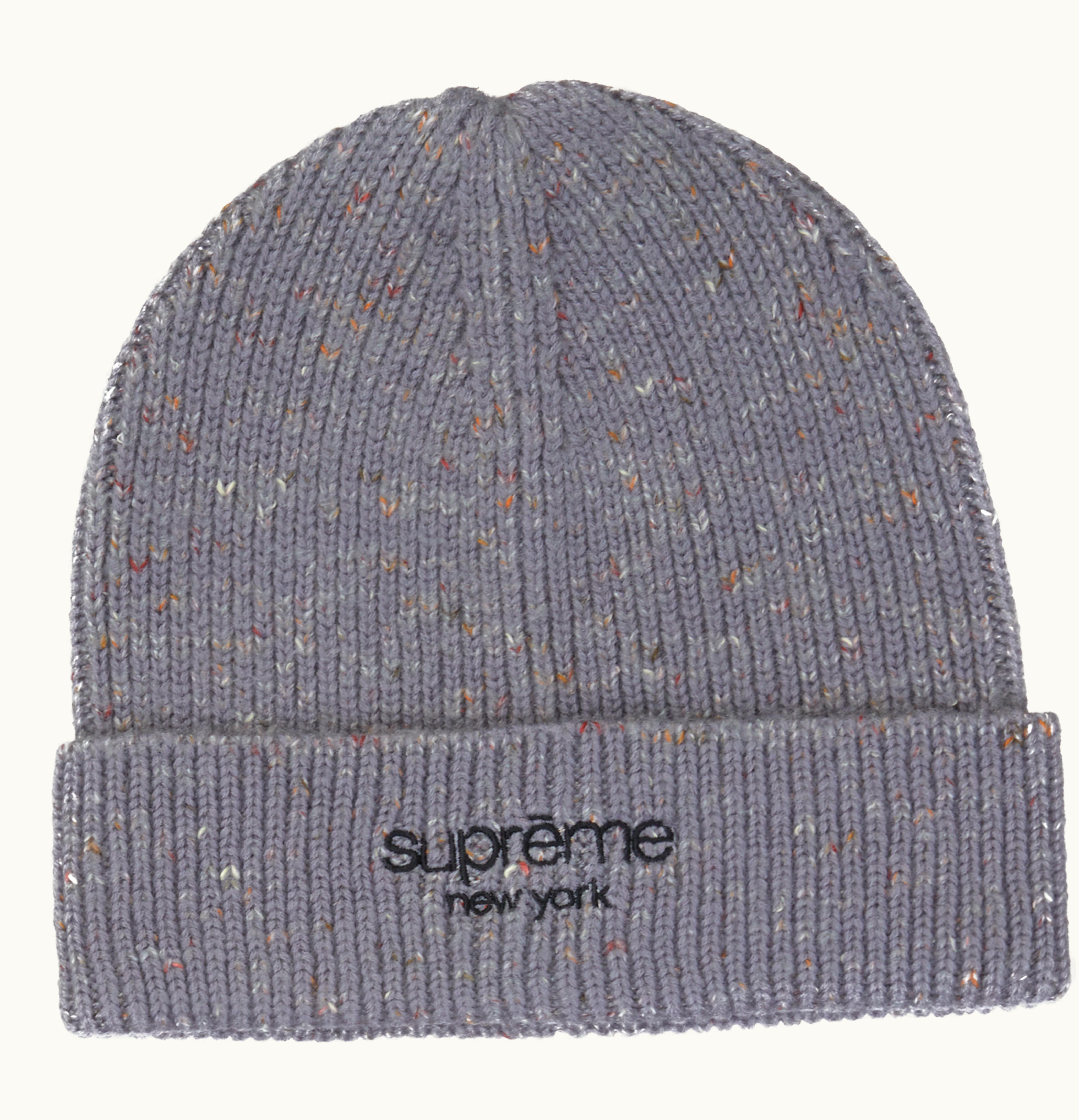 Supreme Supreme Rainbow Speckle Beanie FW22 Grey