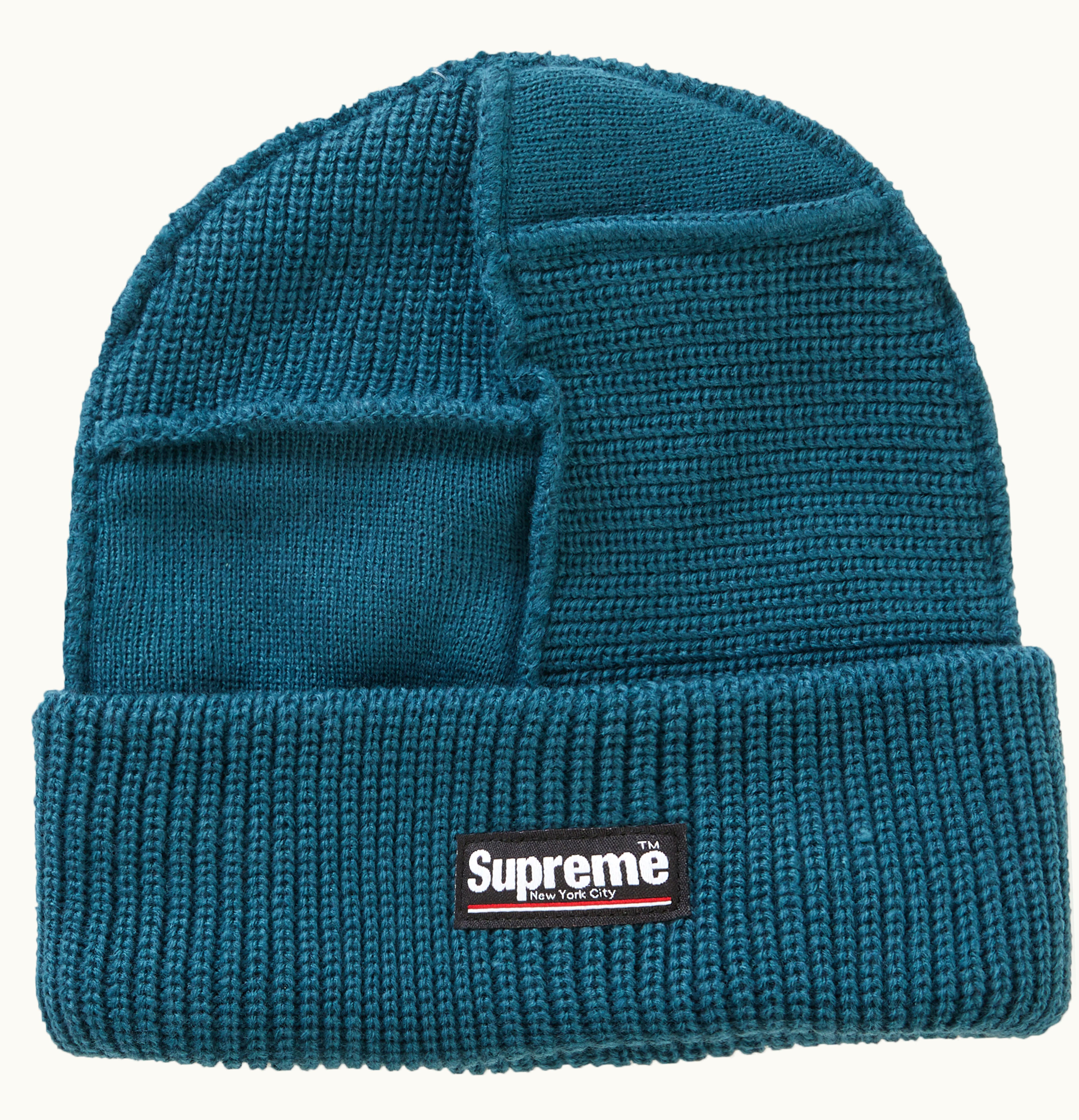 Supreme Supreme Paneled Seam Beanie Work Teal