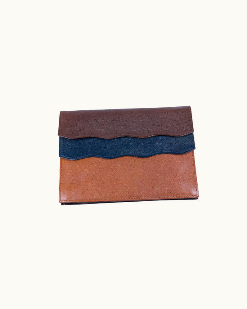 Dior Dior Tri Color Calf Clutch